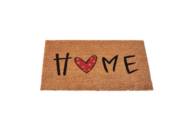 Felpudo coco Lovely Home  marrón 40 x60 cm