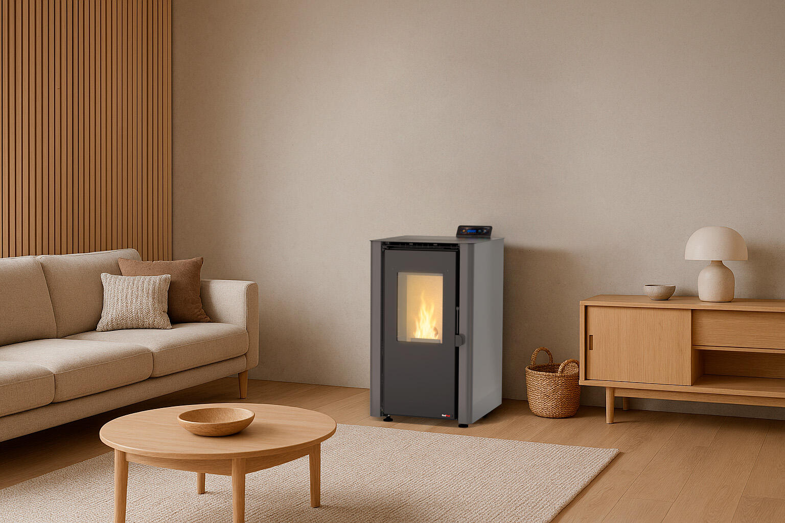 Salamandra a pellets REDPOD Potier 6KW AT - 3