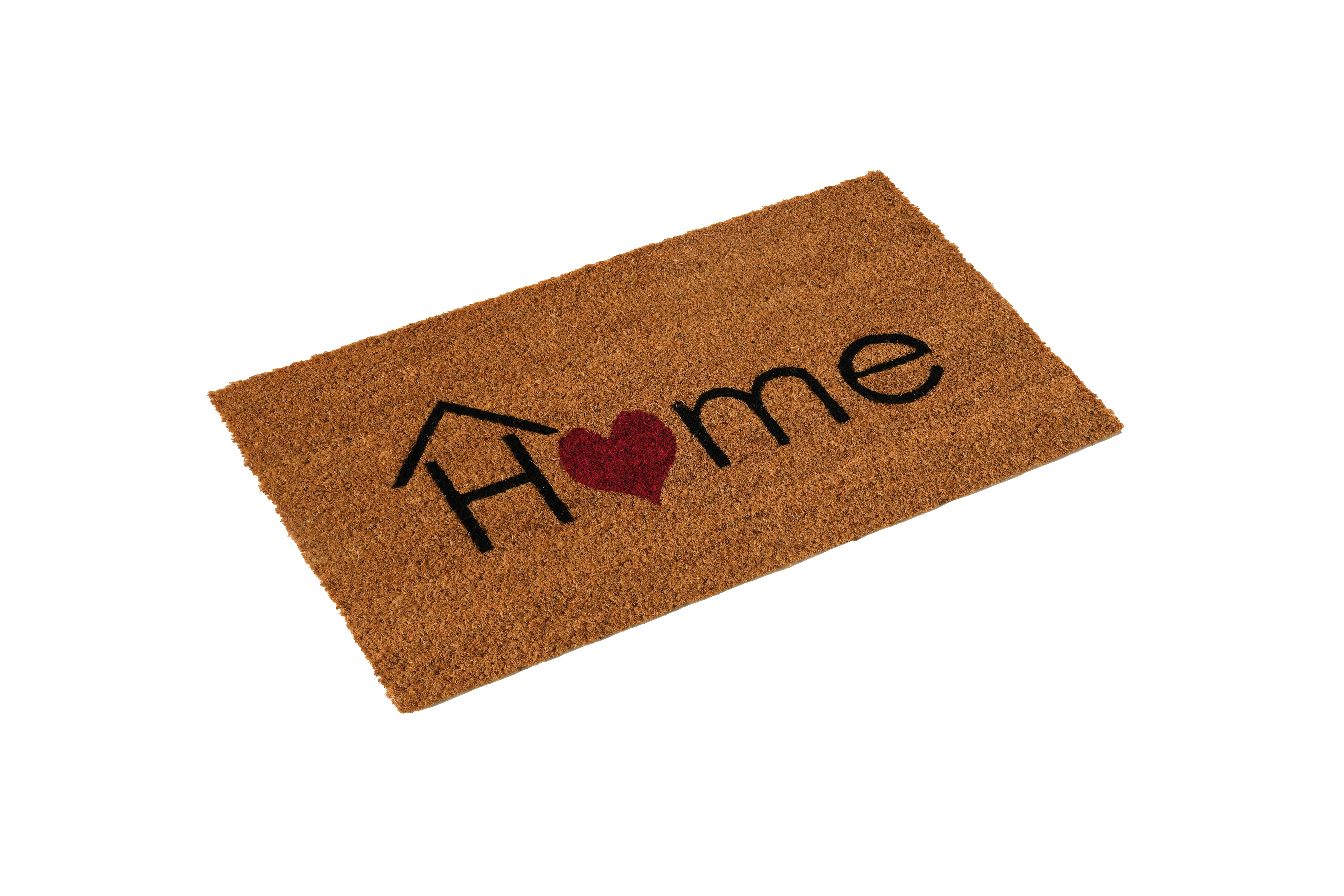 Felpudo coco Love Home  beige 35 x60 cm - 3