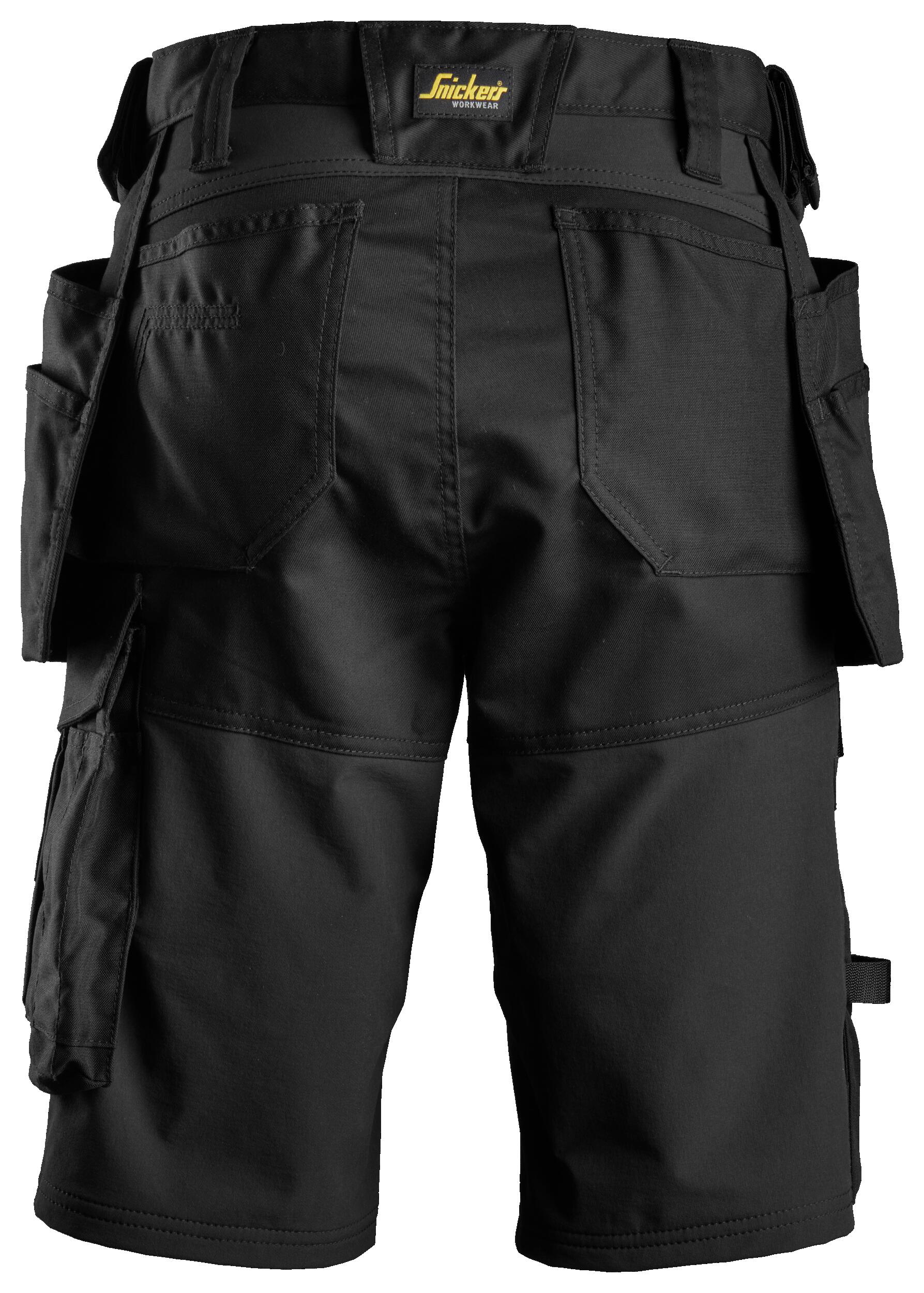 Pantalón corto mujer snickers allroundwork - negro - talla 36 estándar