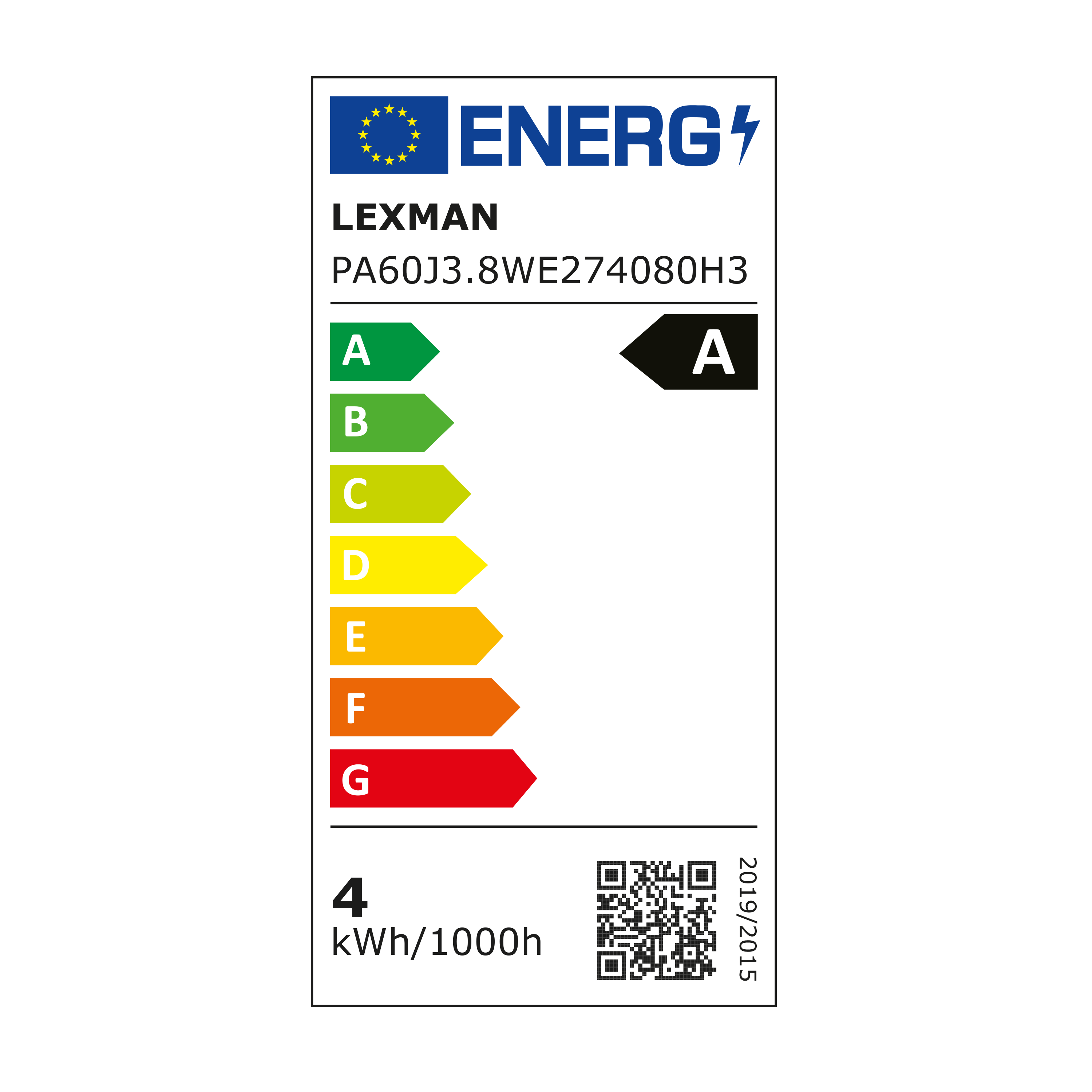 Żarówka LED E27 3.8 W 806 lm Neutralna Biel Lexman Klasa A - 5