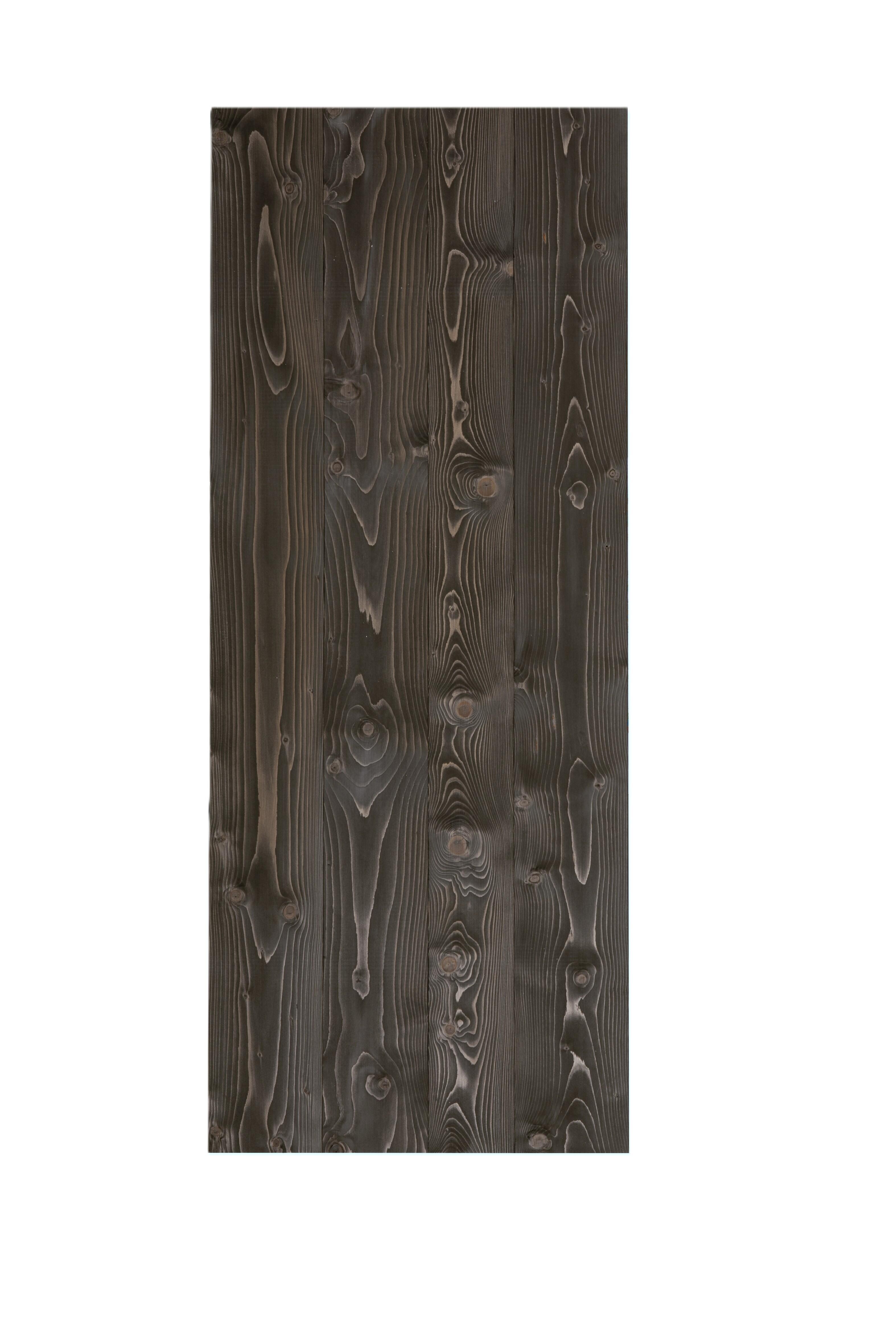 Anta per porta scorrevole Horse in legno massello ebano, L 86 x H 215 cm spessore 56 mm, apertura reversibile - 3