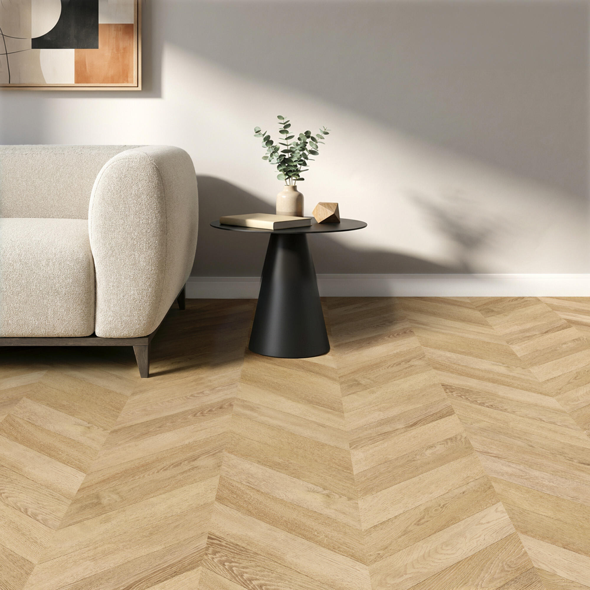 Suelo laminado extrem ESPIGA CASUAL resistente al agua 100h 8mm espesor AC6 NAT340 - 2