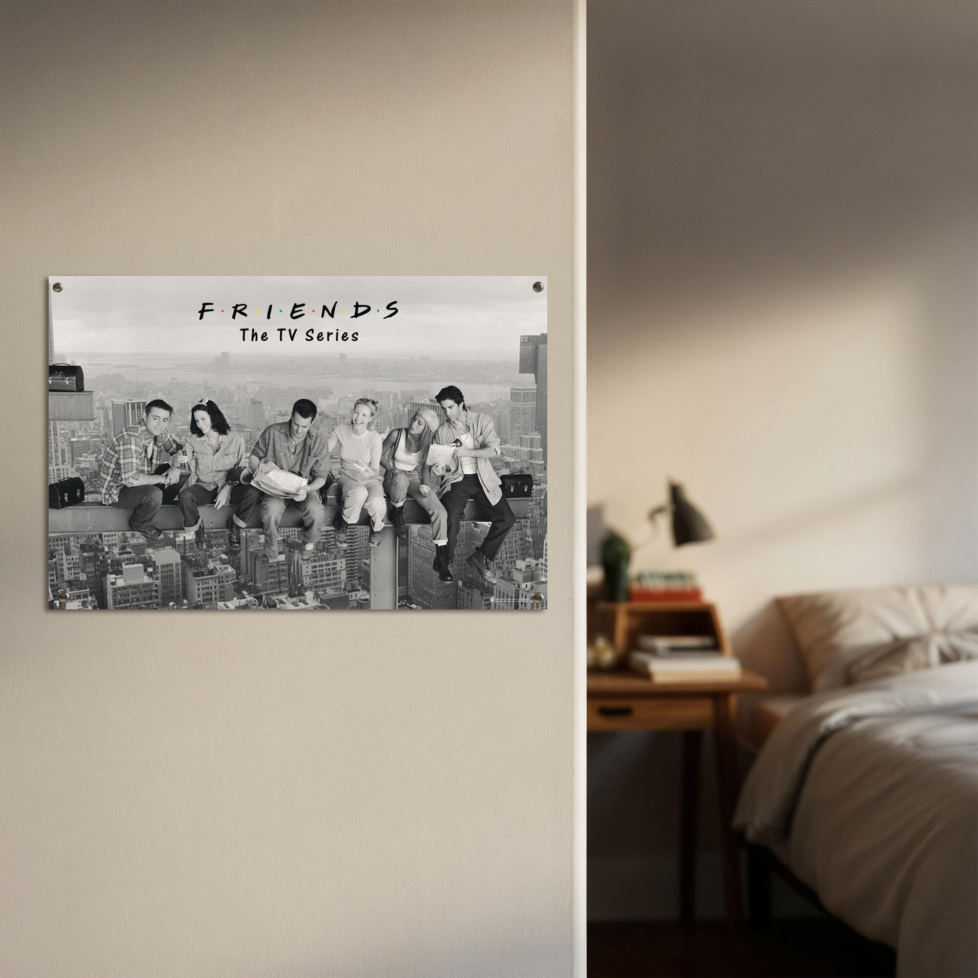 Póster Cine rectangular de 61 x 91.5 cm. Papel Friends Lunch On A Skyscraper multicolor - 3