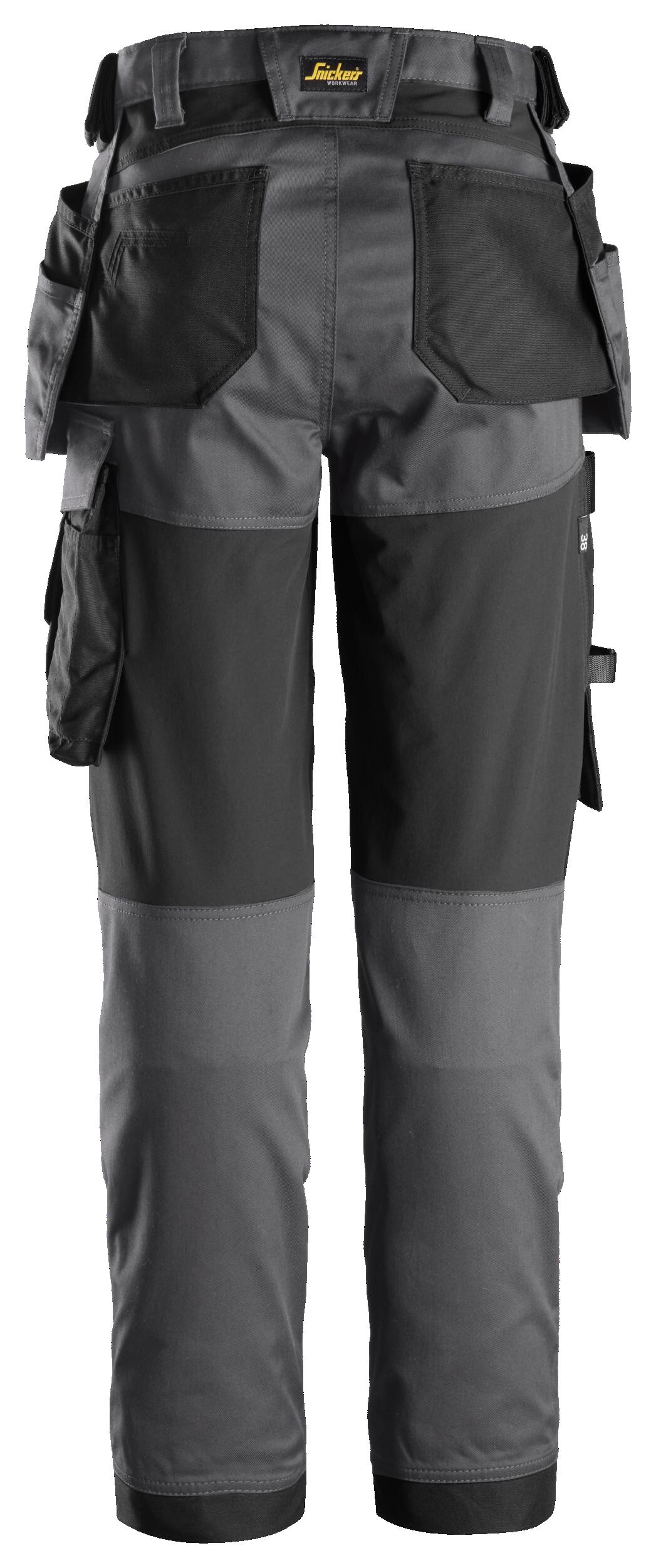 Pantalón trabajo mujer snickers allroundwork - gris - talla 40 larga