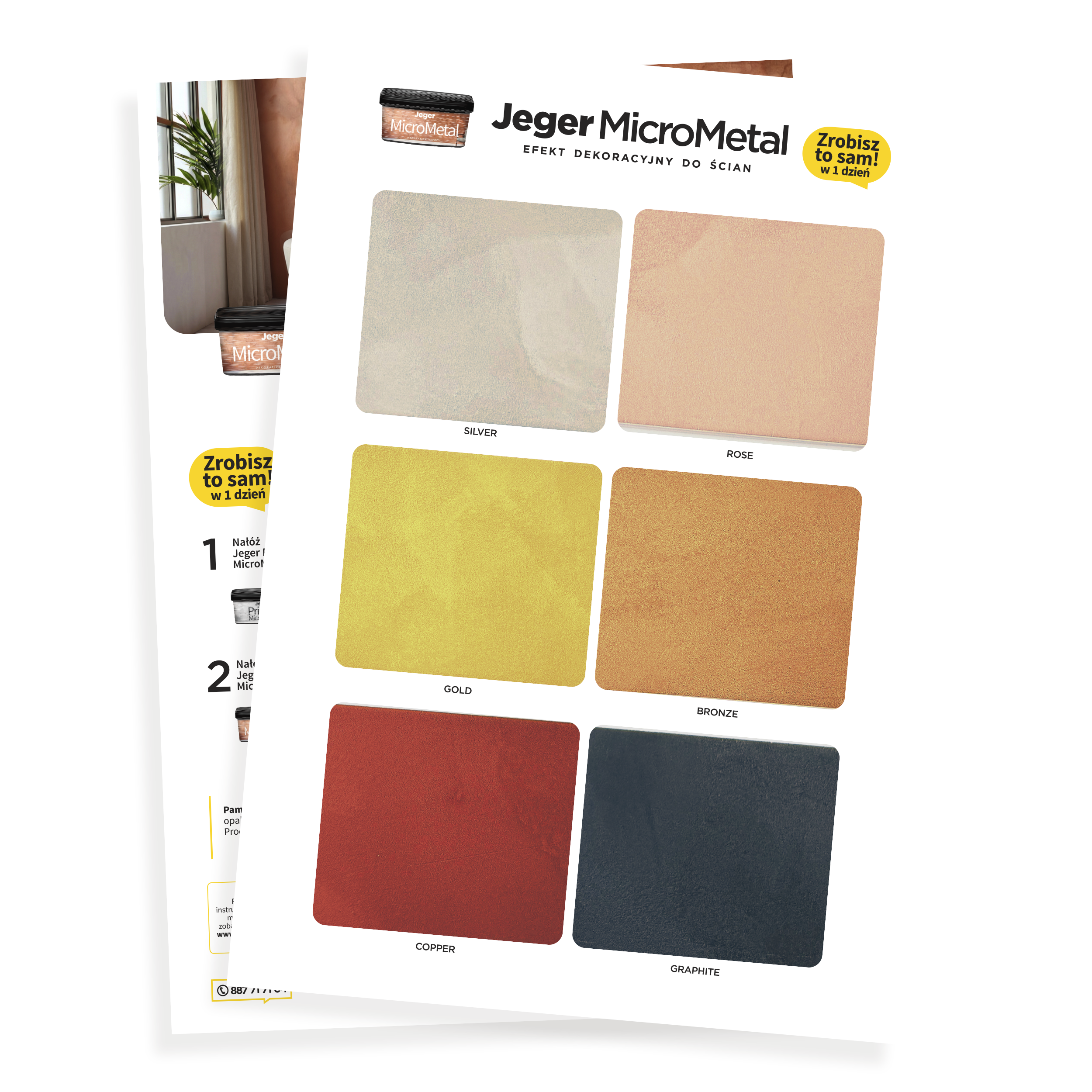 Wzornik efektu dekoracyjnego Micrometal Jeger