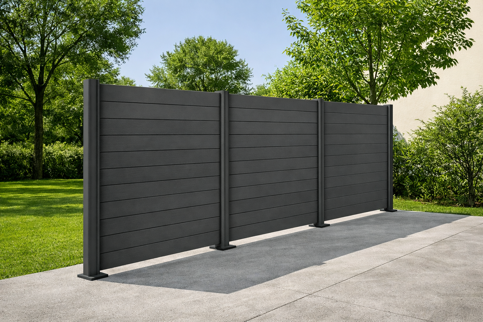 Doga per pannelli Valerie TRAFILGREEN antracite in PVC H 10.8 x L 150 cm x Sp 18 mm, 3 pezzi - 5