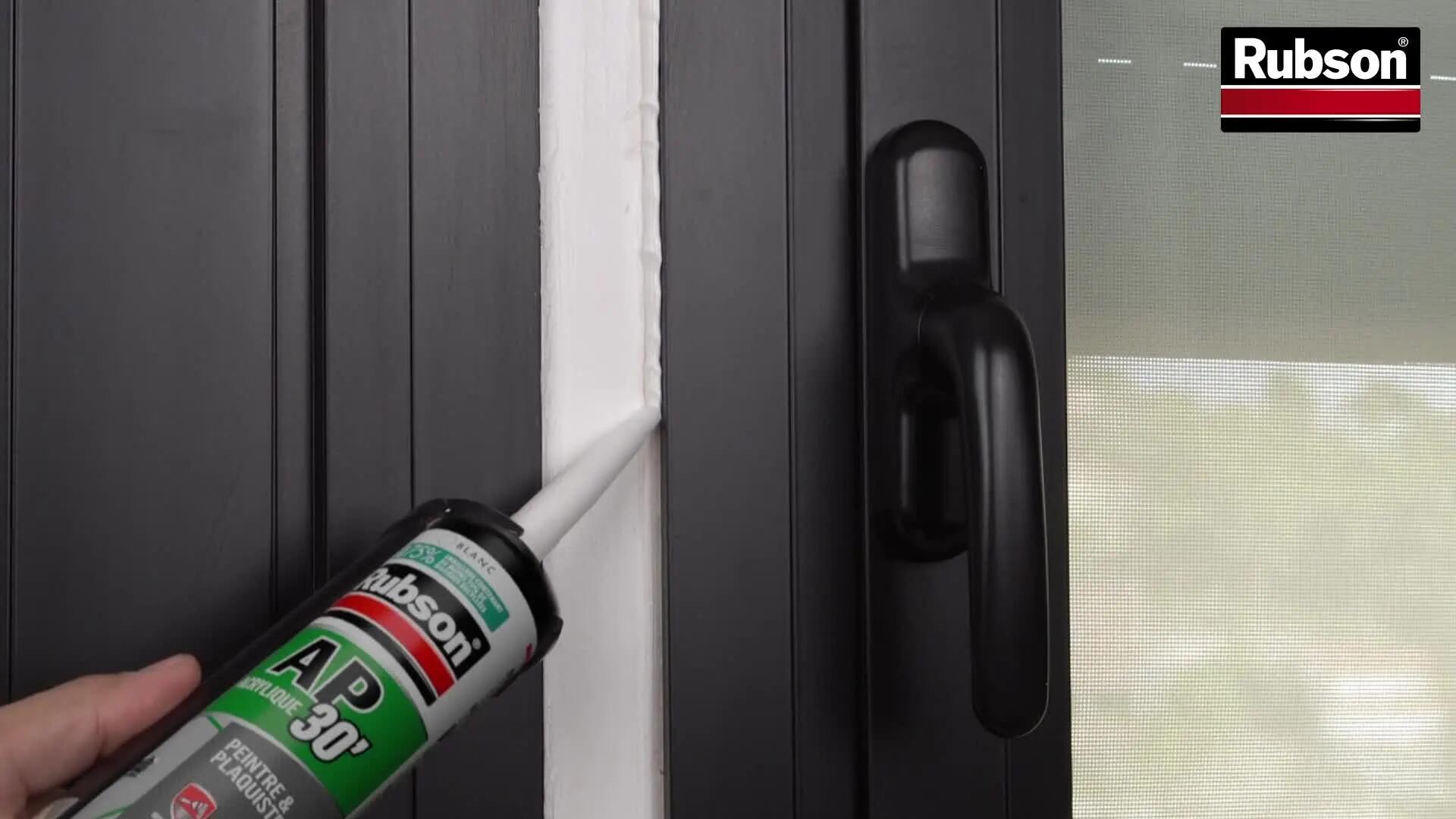 Mastic d'étanchéité Ap30 peintre et plaquiste RUBSON blanc 300ml - 8