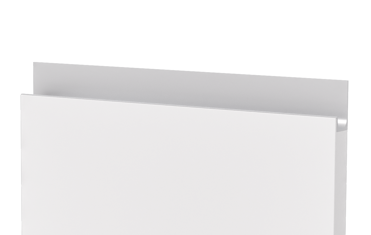 KIT 2 PUERTAS PARA MUEBLE DE COCINA TOLEDO BLANCO BRILLO PET 80X37/80X35CM - 10