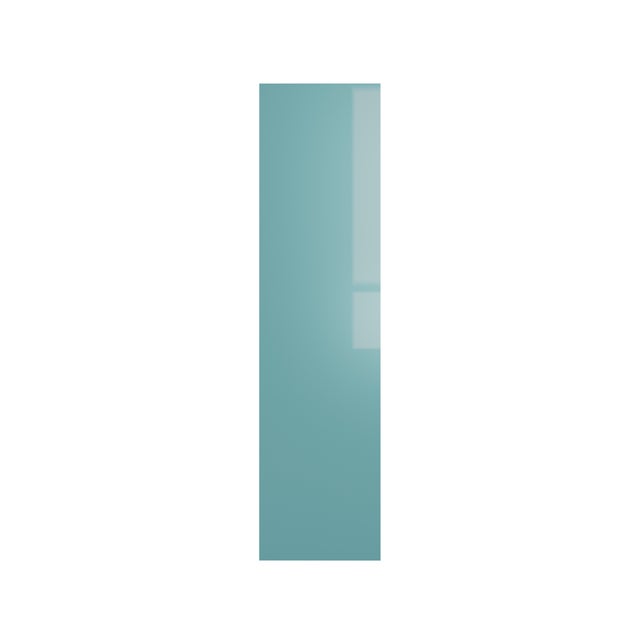 COSTADO PARA MUEBLE DE COCINA ALICANTE  AGUAMARINA BRILLO PET 231X60CM