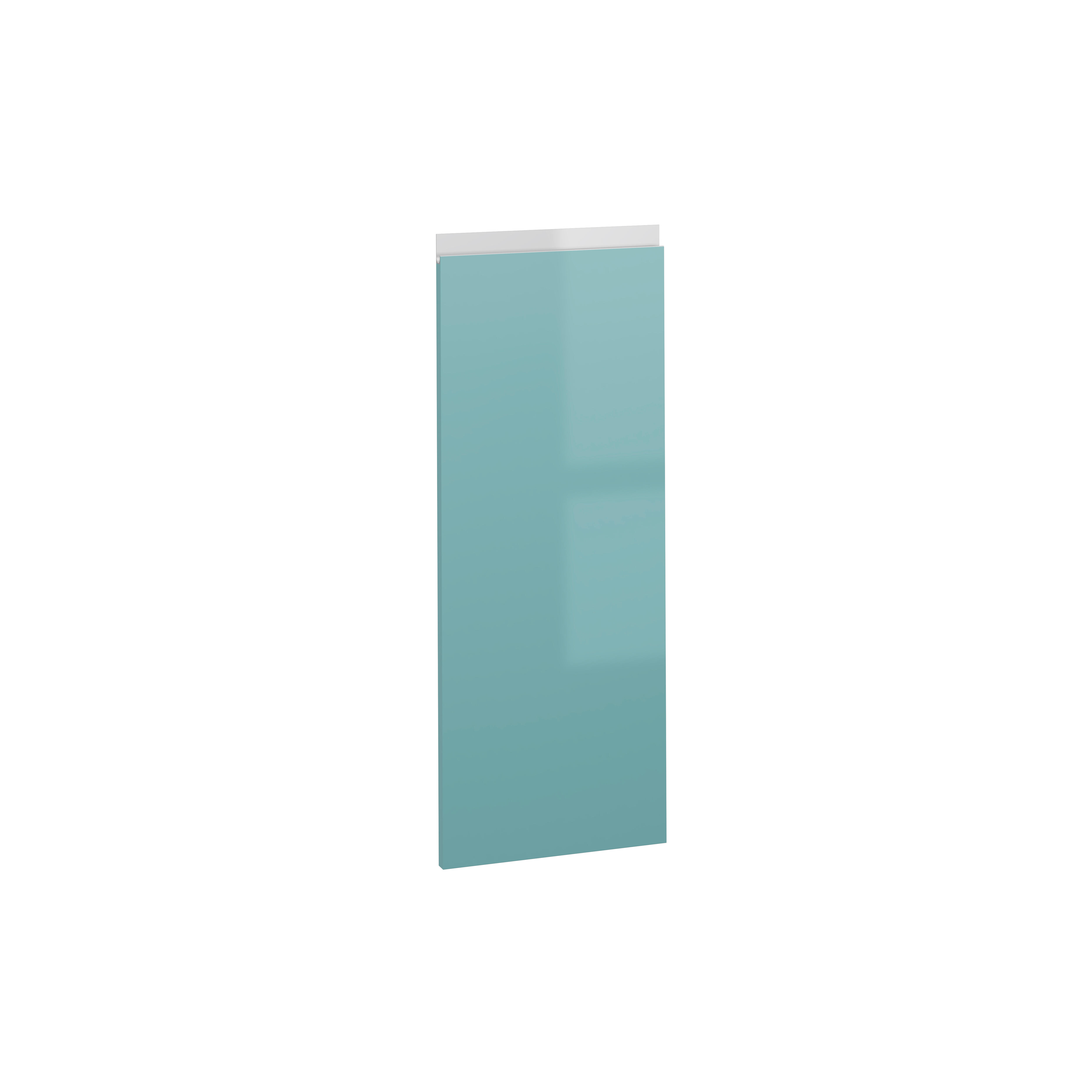 PUERTA PARA MUEBLE DE COCINA ALICANTE AGUAMARINA BRILLO PET DERECHA 80X30CM - 11