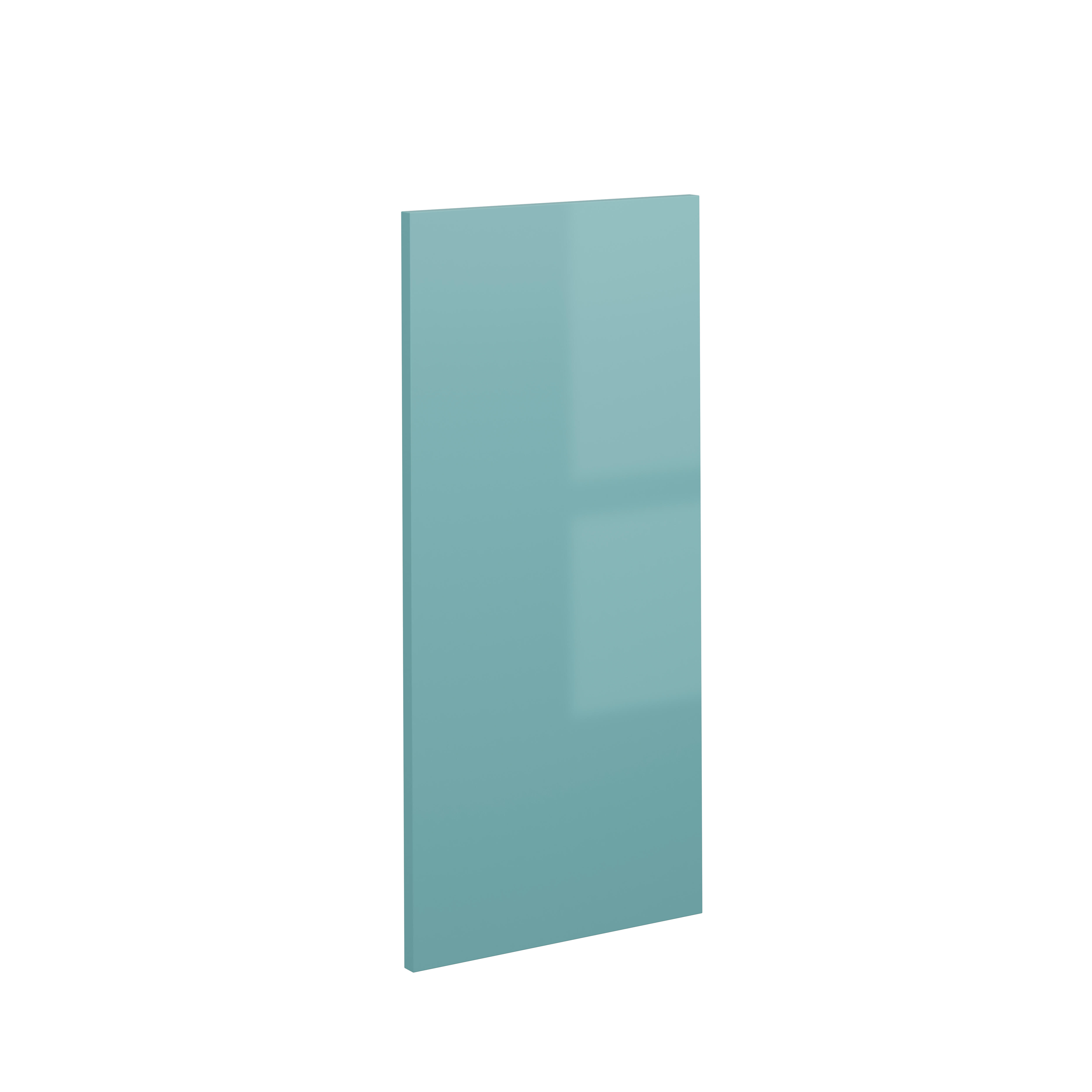 COSTADO PARA MUEBLE DE COCINA ALICANTE AGUAMARINA BRILLO PET 80X37CM - 2