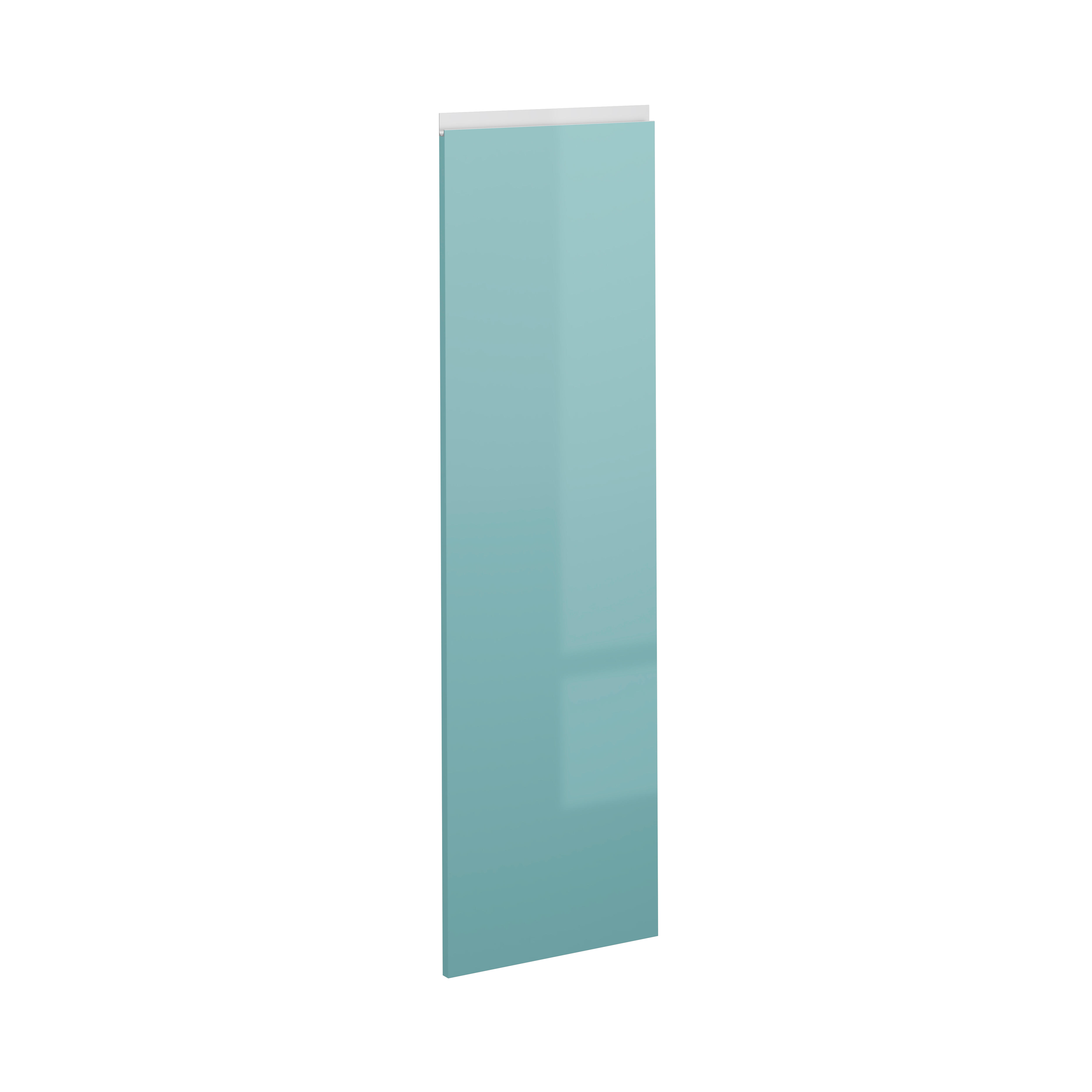 PUERTA PARA MUEBLE DE COCINA ALICANTE AGUAMARINA BRILLO PET IZQUIERDA 140X40CM - 11