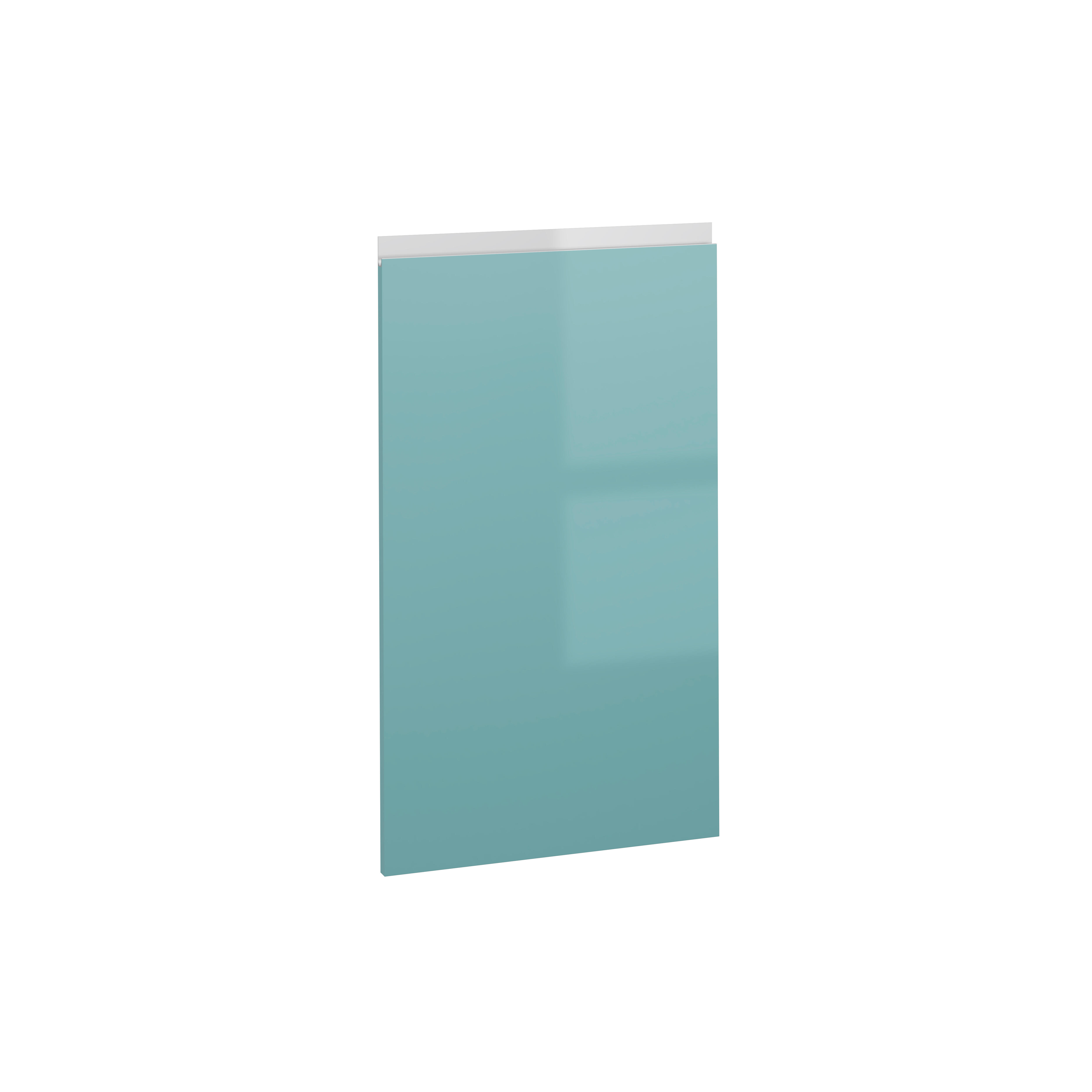 PUERTA PARA MUEBLE DE COCINA ALICANTE AGUAMARINA BRILLO PET IZQUIERDA 80X45CM - 11