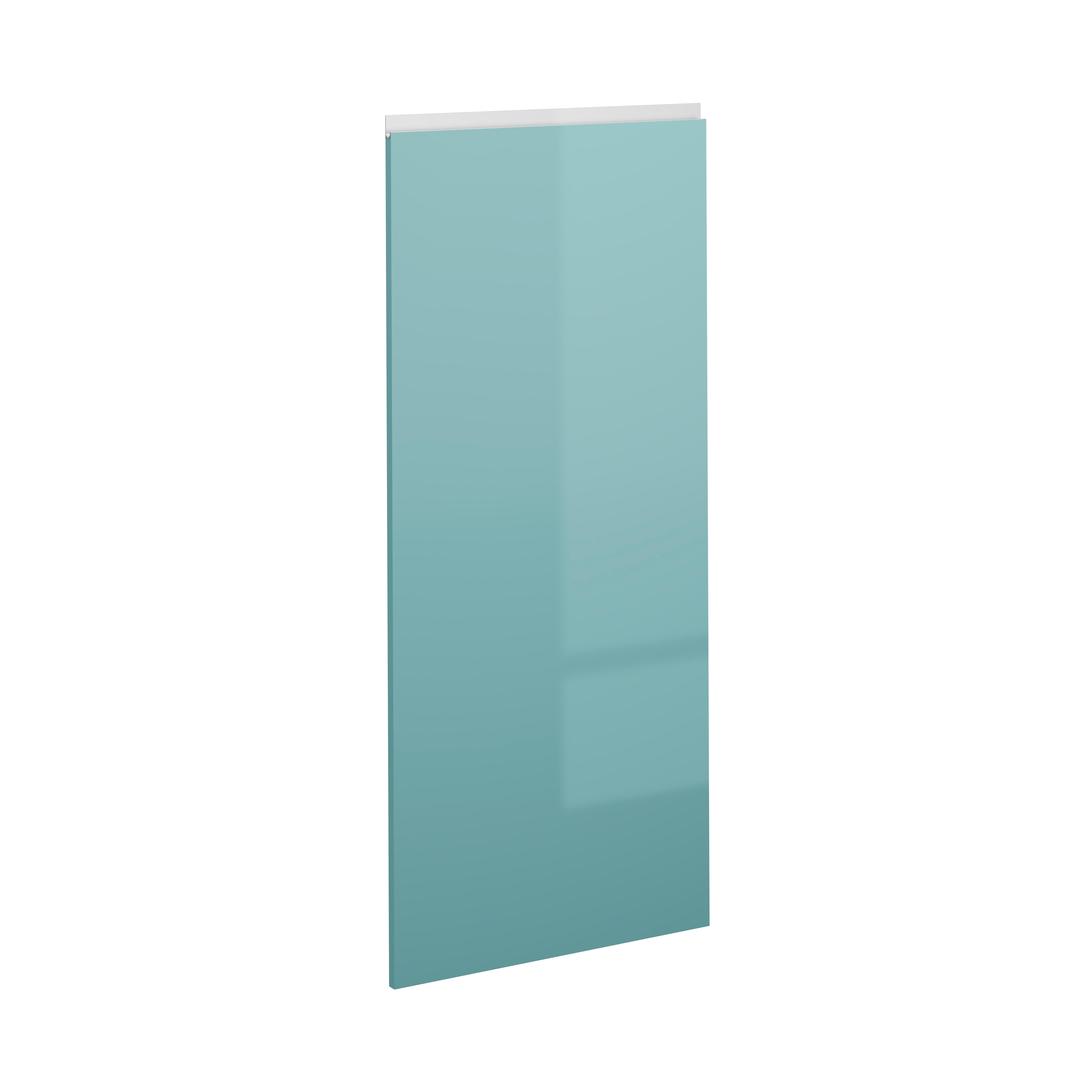 PUERTA PARA MUEBLE DE COCINA ALICANTE AGUAMARINA BRILLO PET DERECHA 140X60CM - 11