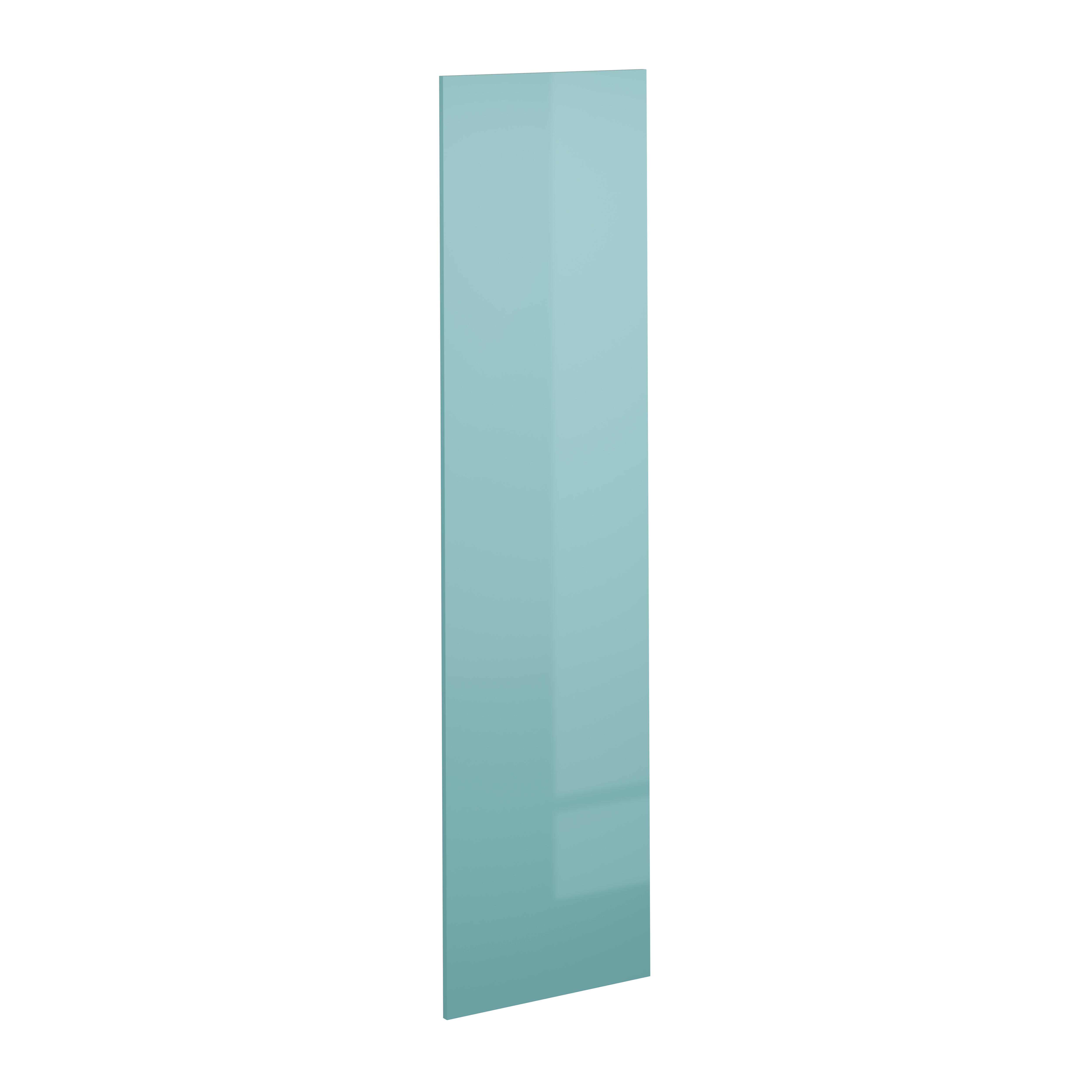 COSTADO PARA MUEBLE DE COCINA ALICANTE  AGUAMARINA BRILLO PET 231X60CM - 2