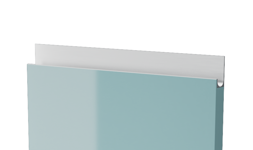 PUERTA PARA MUEBLE DE COCINA ALICANTE AGUAMARINA BRILLO PET DERECHA 80X45CM - 10