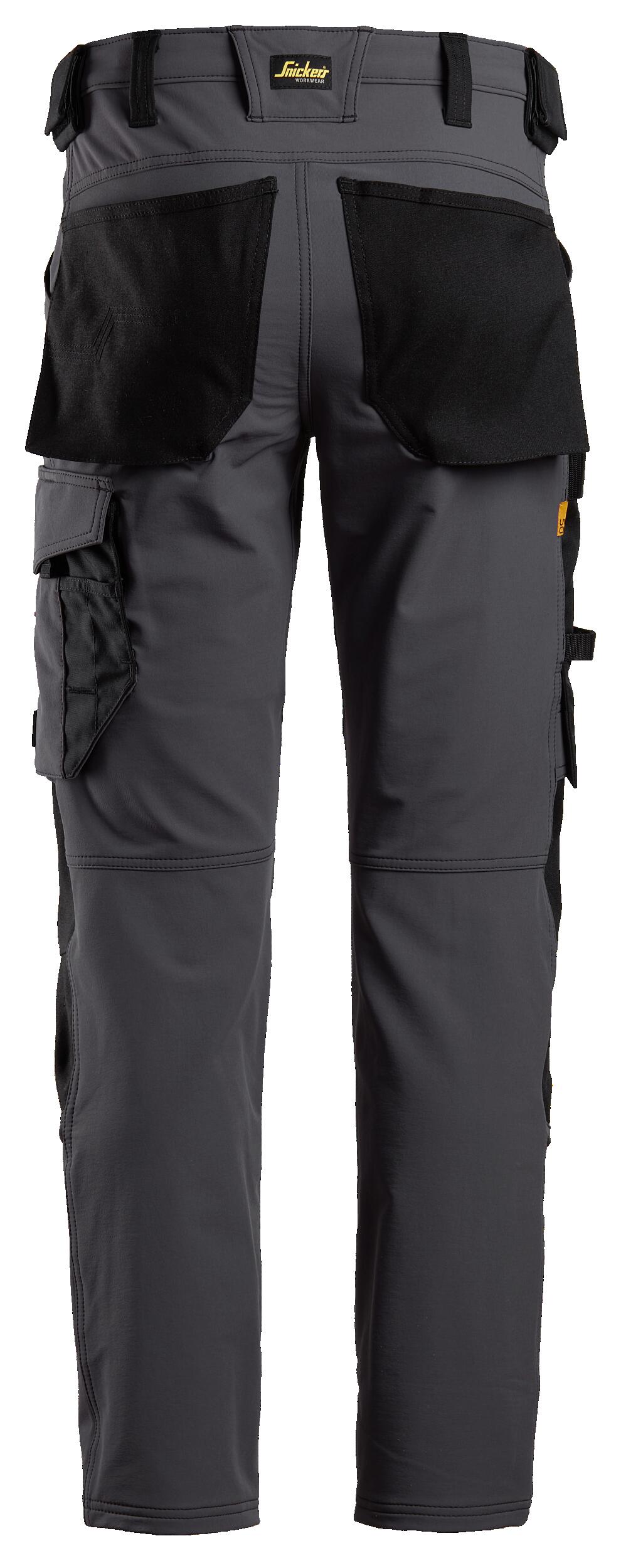 Pantalón trabajo unisex snickers allroundwork - gris - talla 56 estándar