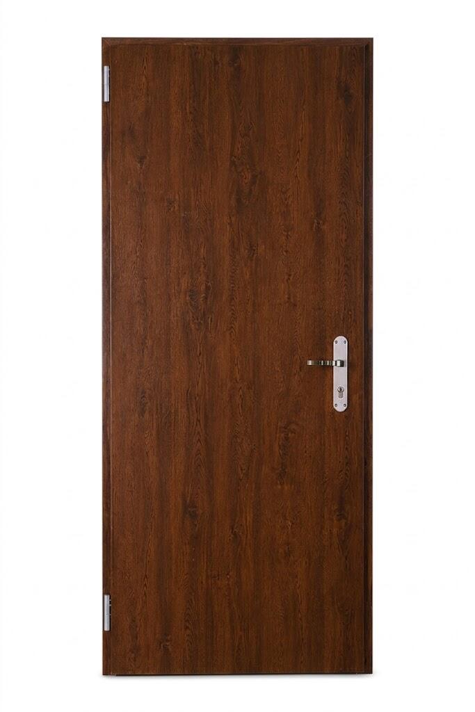 PUERTA ENTRADA RESIDENCIAL LACADA NOGAL VT5 90 CM DERECHA - 2