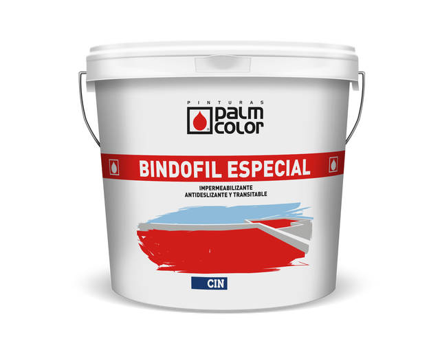 IMPERMEABILIZANTE ANTIDESLIZANTE BINFODIL 15L ROJO