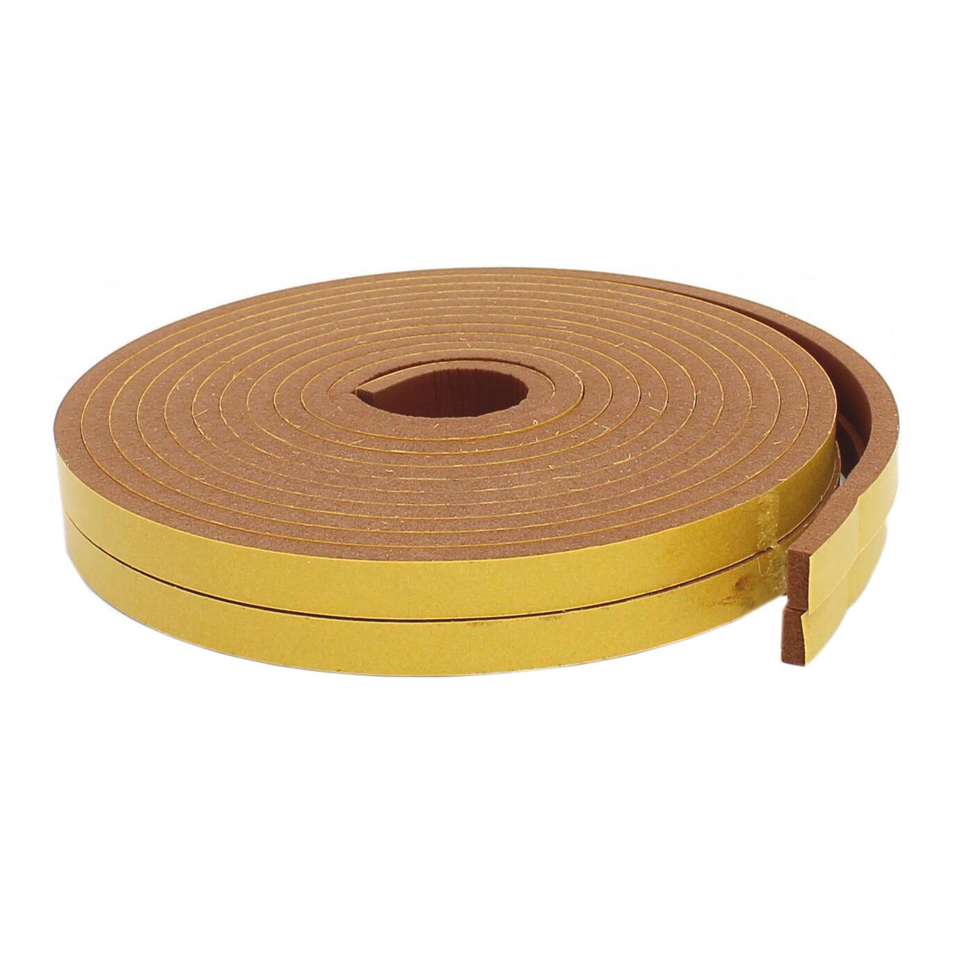 Joint de porte et fenêtre AXTON 1 à 4 mm, L.6 m marron - 2