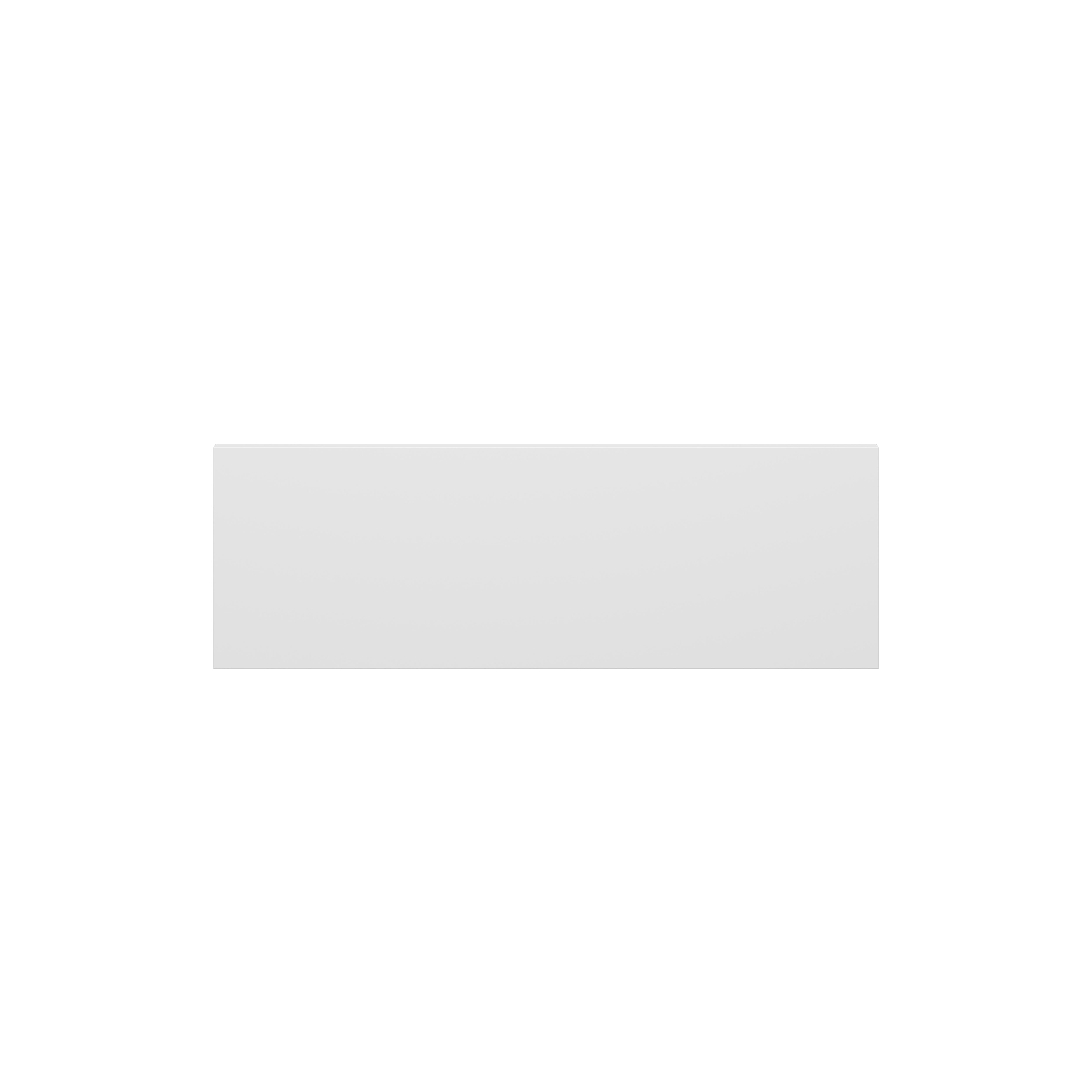 KIT 4 FRENTES DE CAJÓN PARA MUEBLE DE COCINA MALLORCA BLANCO BRILLO MDF 20X40CM - 10
