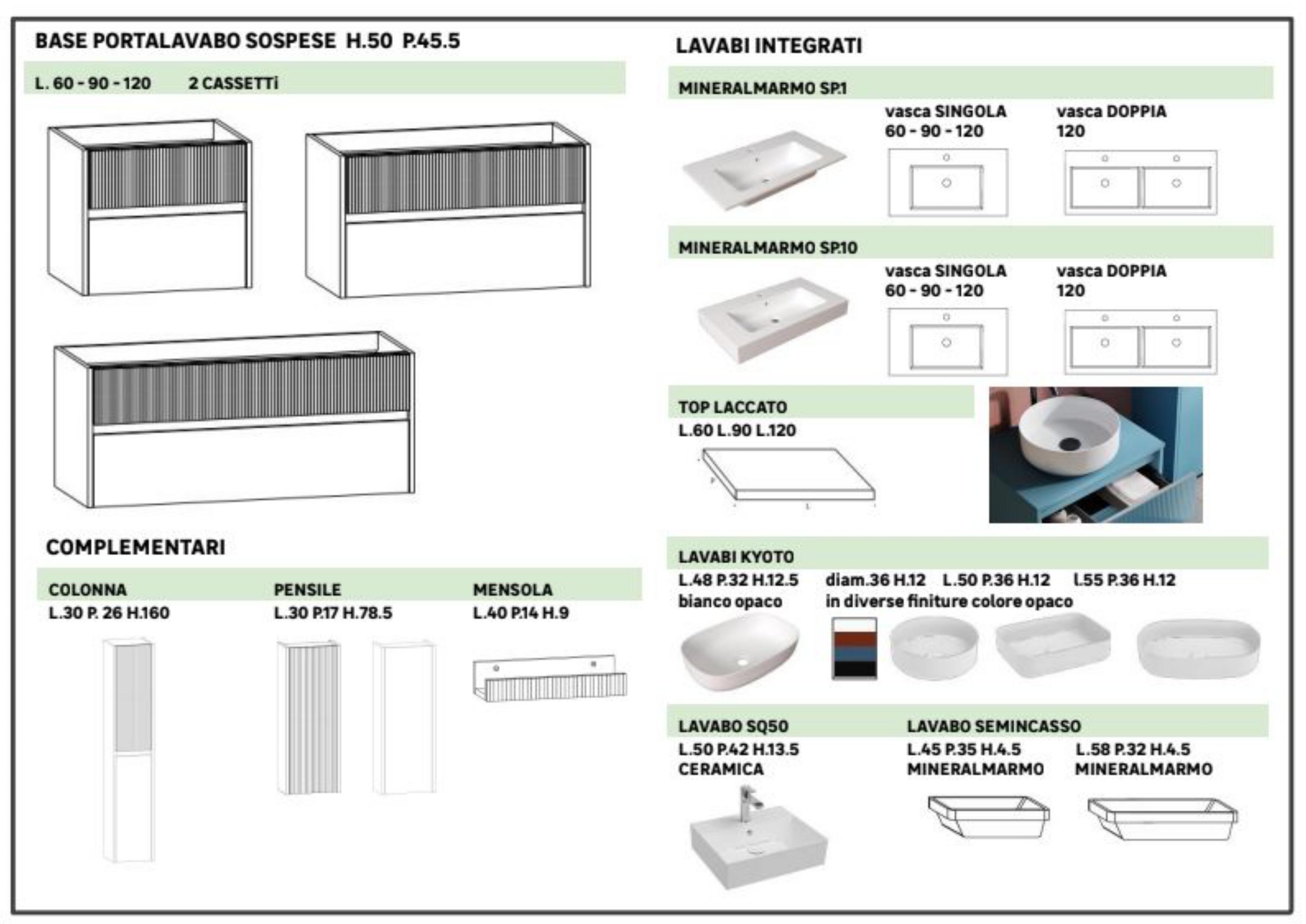 Lavabo da appoggio Kyoto tondo in ceramica bianco L36H12 - 8