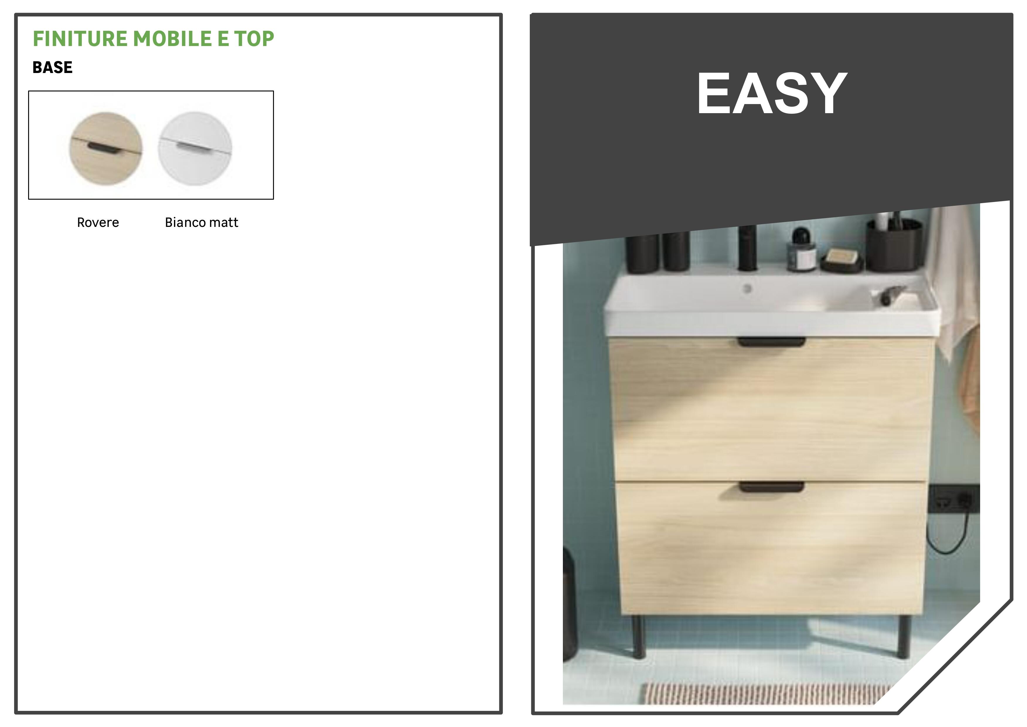 Lavabo da appoggio Easy SENSEA tondo in ceramica bianco lucido piletta inclusa - 12