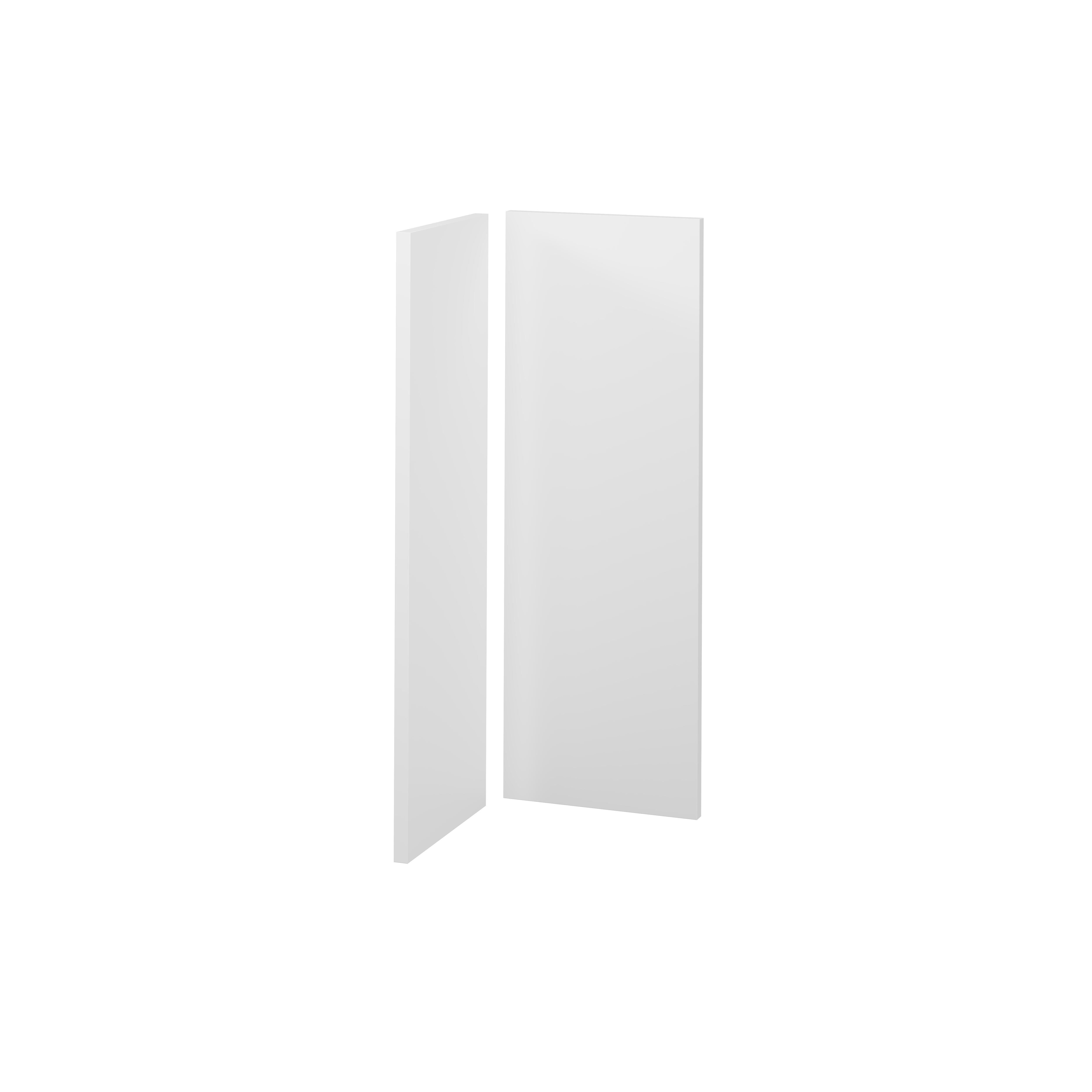KIT 2 PUERTAS PARA MUEBLE DE COCINA LANZAROTE BLANCO MATE PET 80X30/80X28CM - 2
