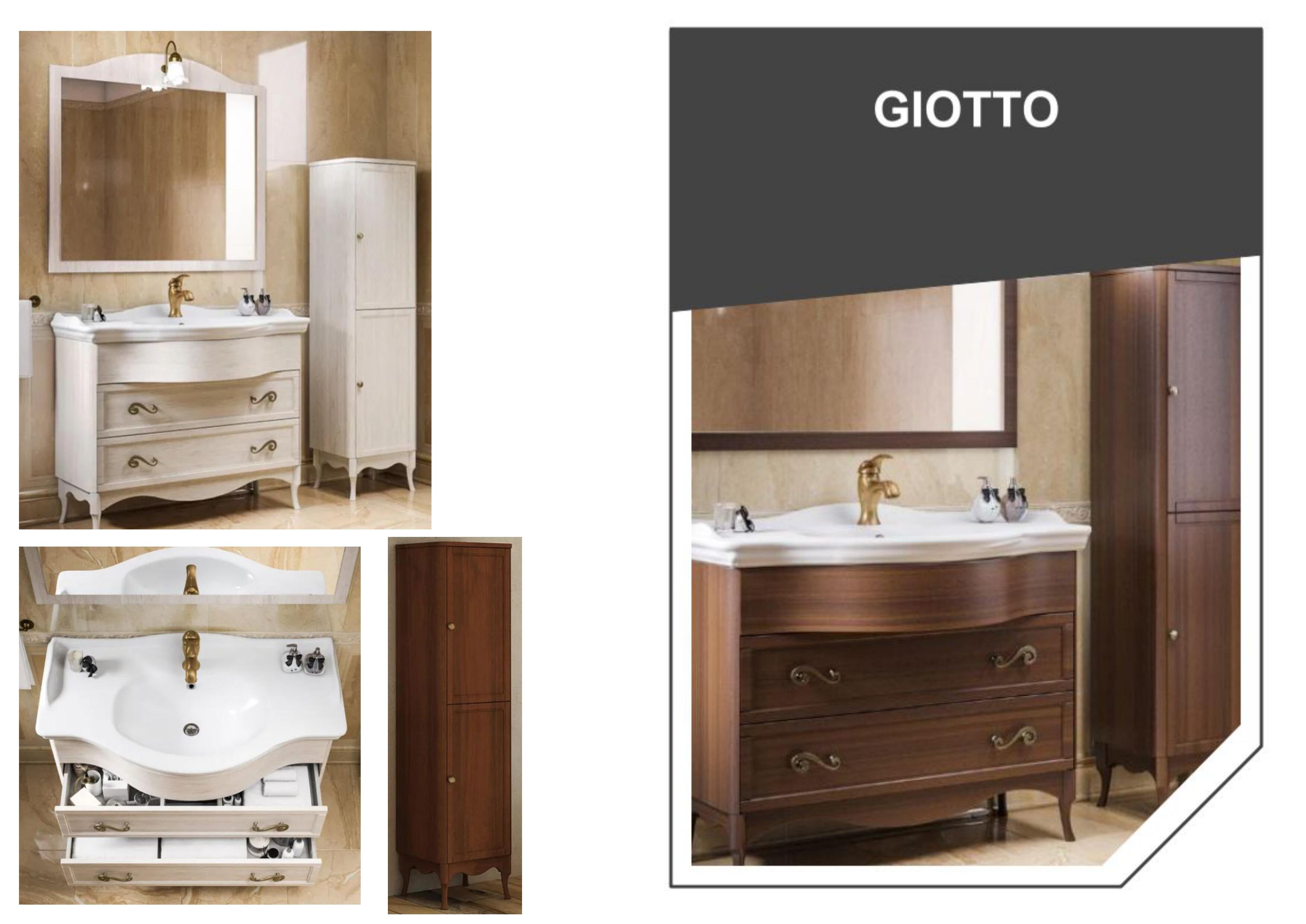Colonna per mobile bagno Giotto BADEN HAUS 2 ante P 35 x L 41 x H 161 cm decapè - 2
