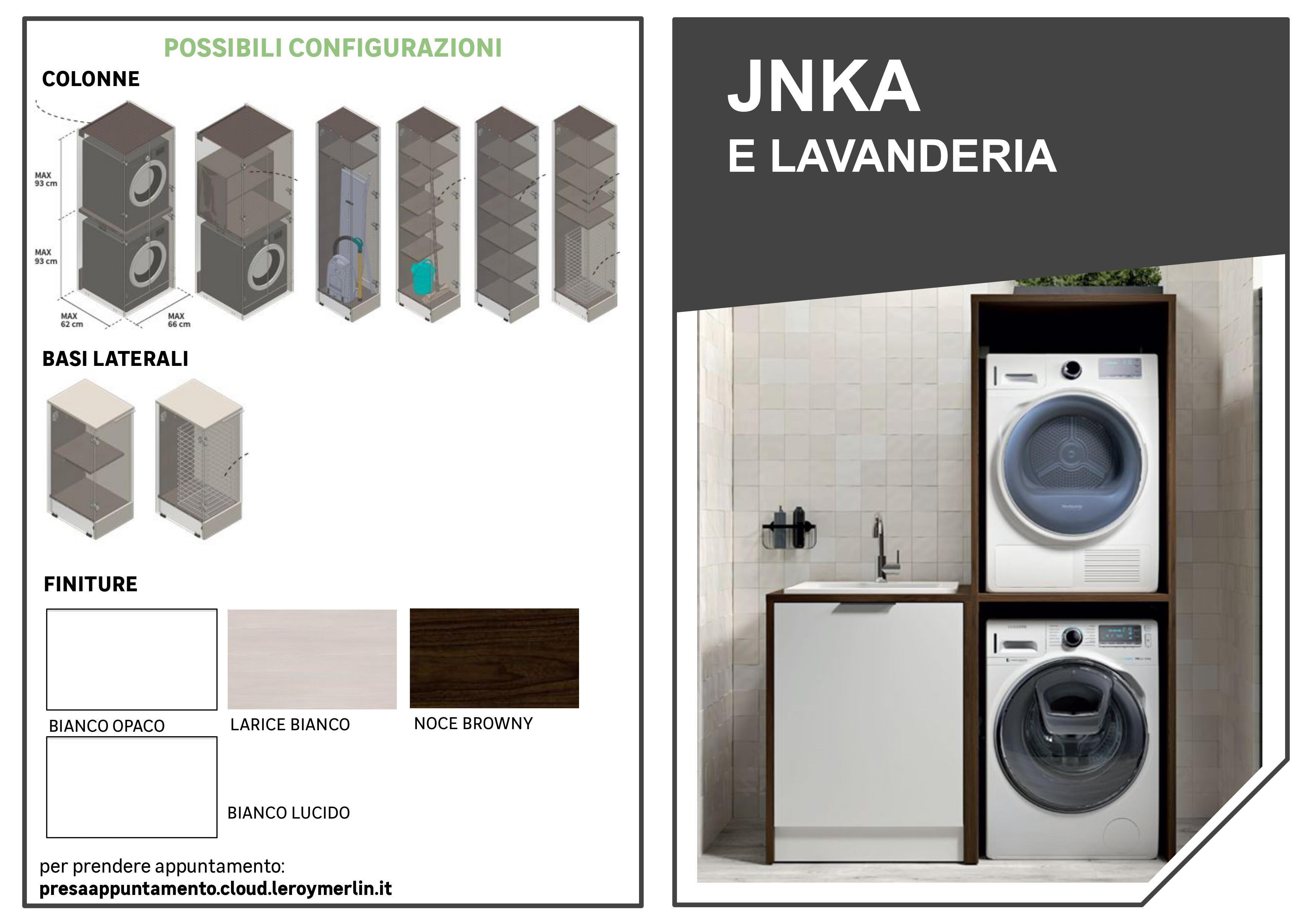 Mensola in truciolare Jnka Set di 2 ripiani L 63 x P 40 x H 60 cm - 3