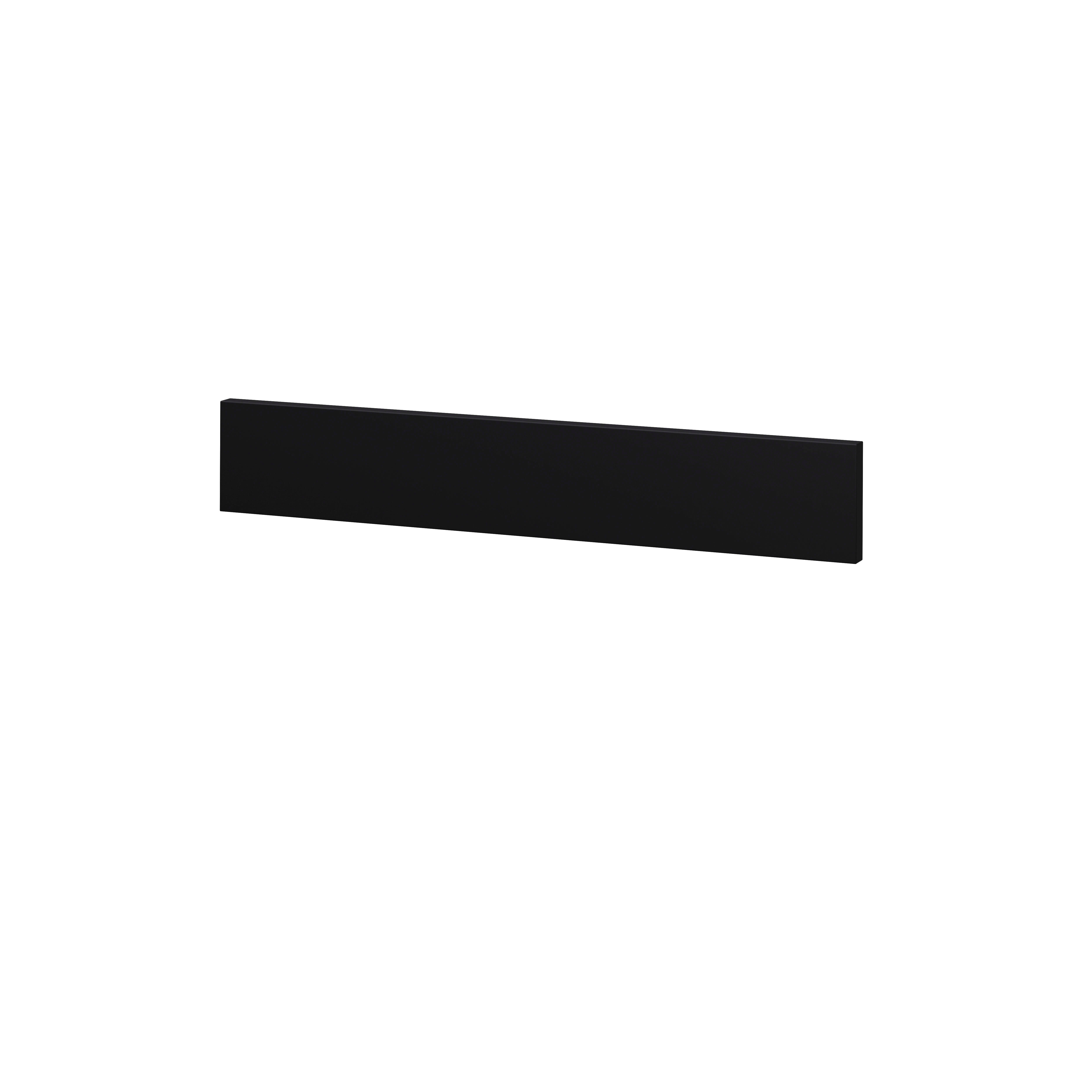 REGLETA PARA MUEBLE DE COCINA SEGOVIA NEGRO MATE PET 10X60CM - 3
