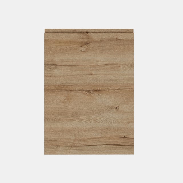 PUERTA PARA MUEBLE DE COCINA LUGO MADERA ROBLE CLARO AGLOMERADO DERECHA 80X50CM