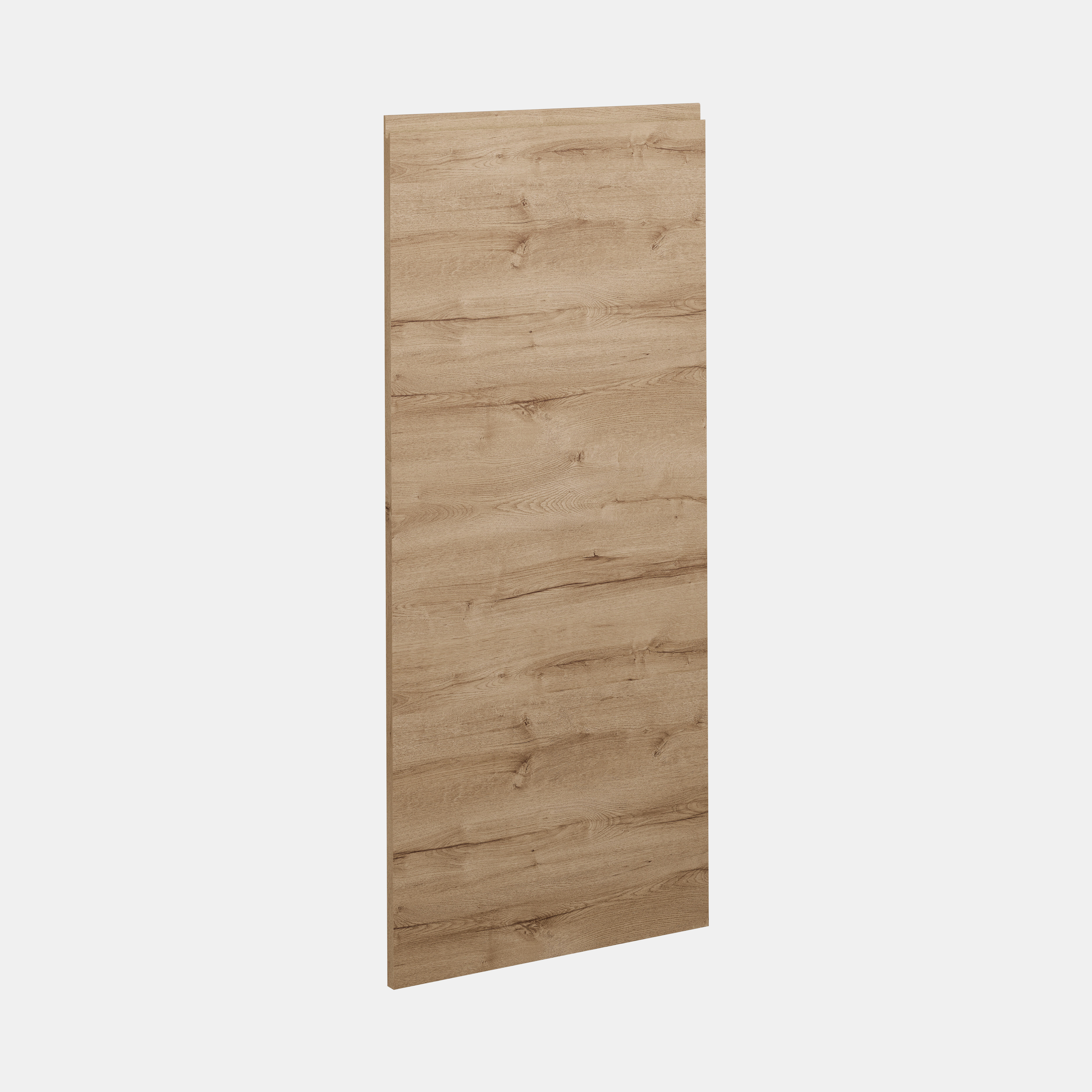 PUERTA PARA MUEBLE DE COCINA LUGO MADERA ROBLE CLARO AGLOMERADO IZQUIERDA 140X60CM - 8