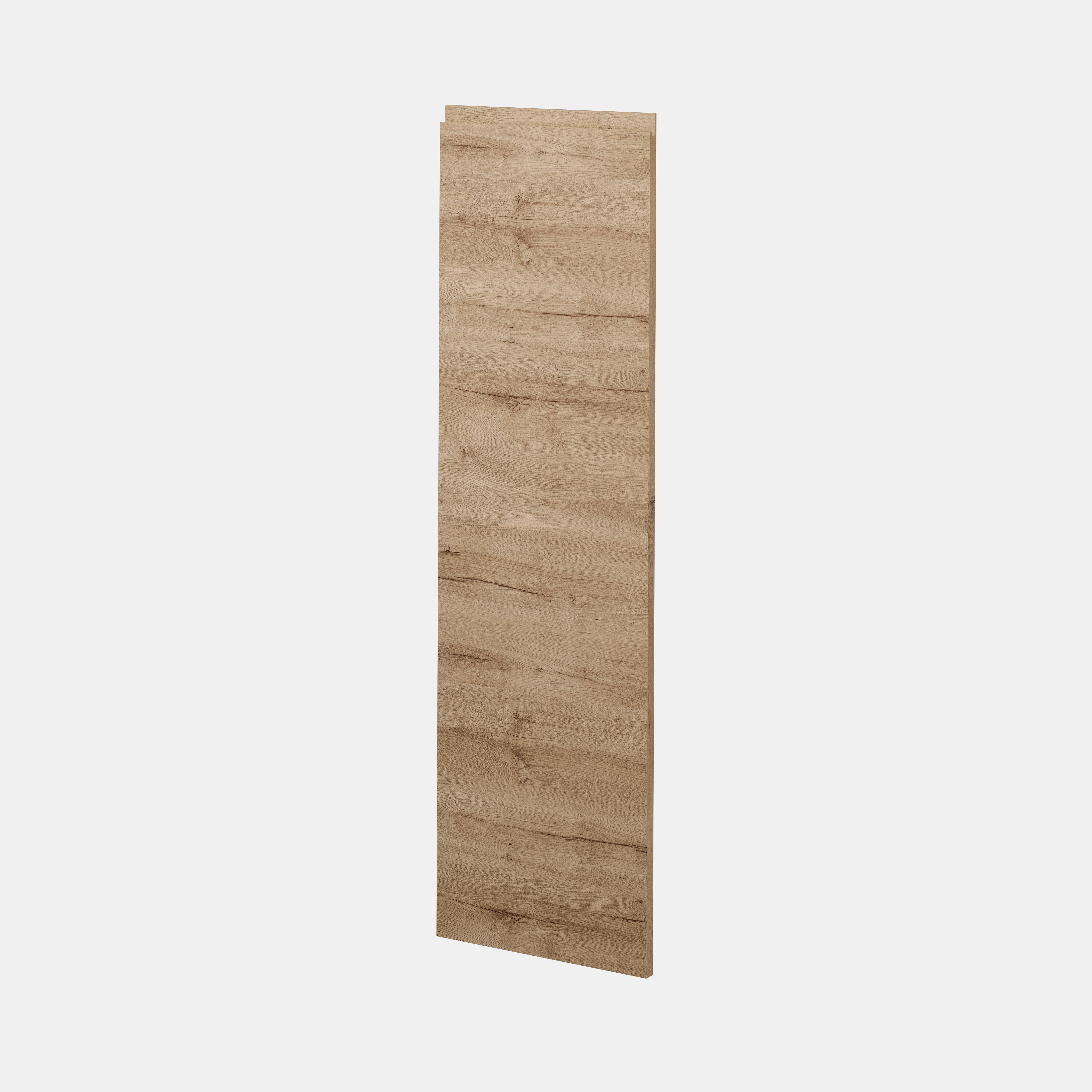 PUERTA PARA MUEBLE DE COCINA LUGO MADERA ROBLE CLARO AGLOMERADO DERECHA 140X40CM - 7