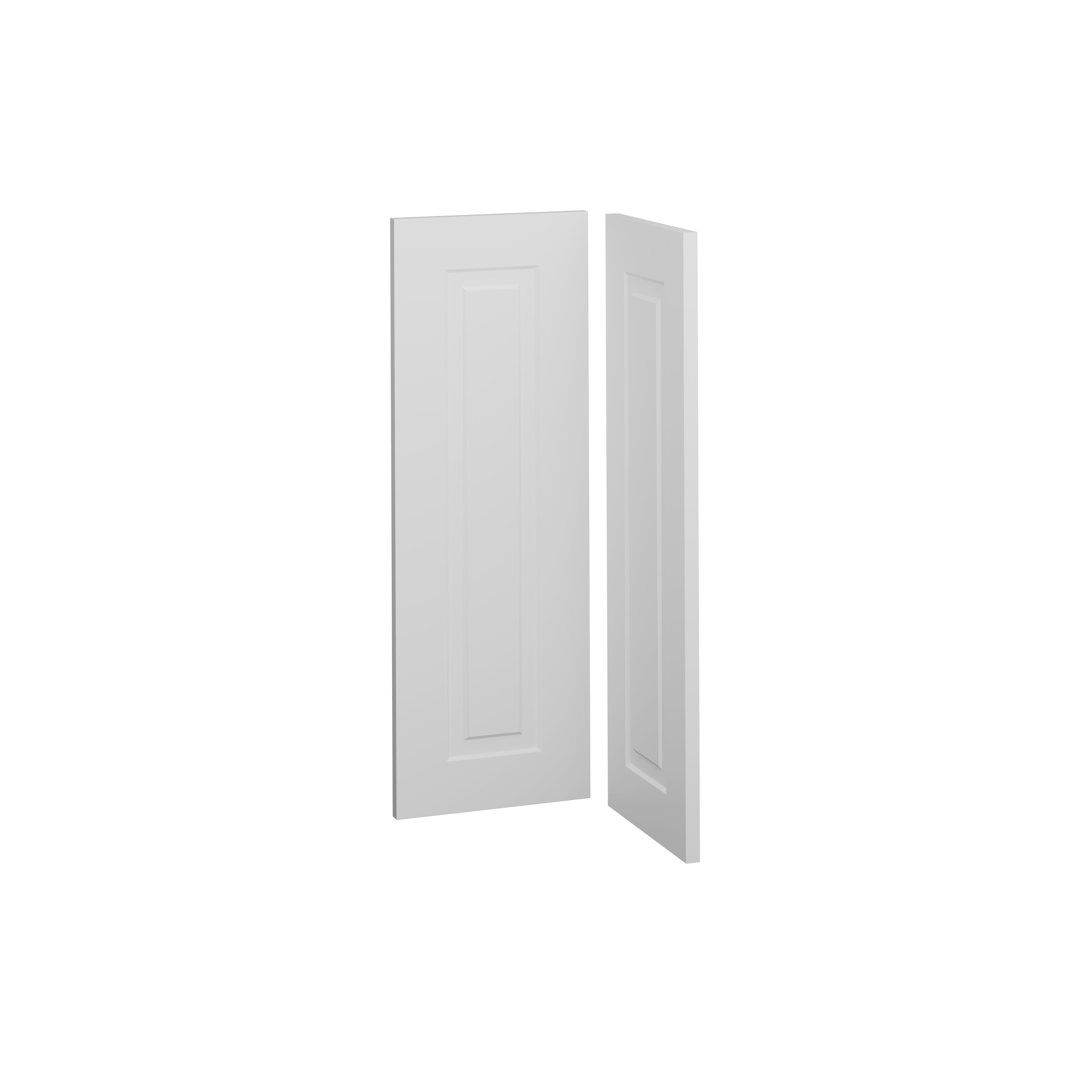 KIT 2 PUERTAS PARA MUEBLE DE COCINA MURCIA RINCÓN ALTO BLANCO MATE MDF 80X30/80X28CM - 2