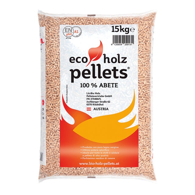 Pellet Eco Holz in abete ENplus A1 15 kg 