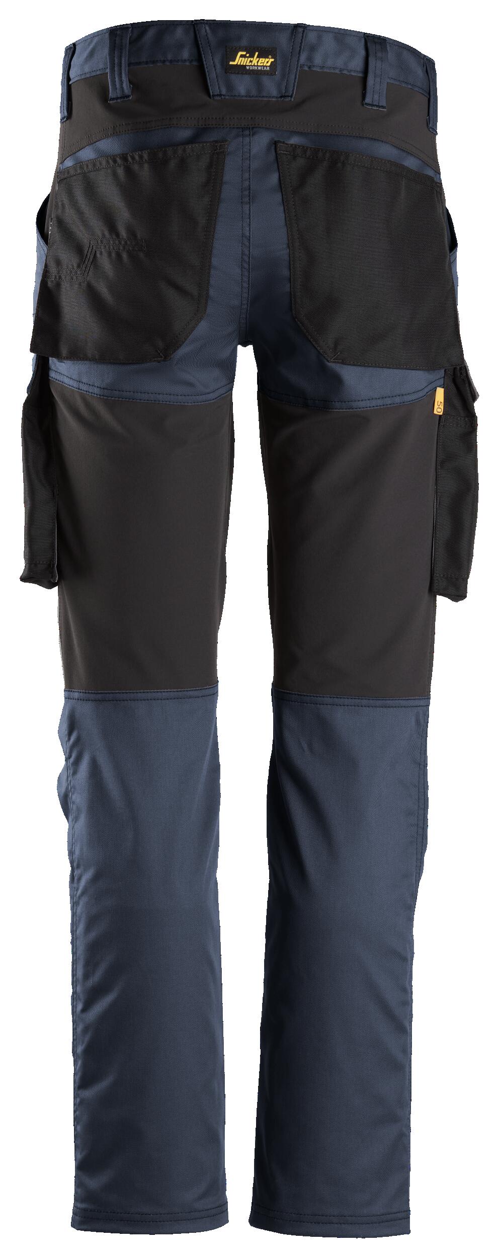 Pantalón trabajo unisex snickers allroundwork - azul marino - talla 62 estándar