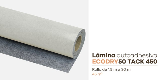 Lámina autoadhesiva ECODRY50 Tack 1.5x30m
