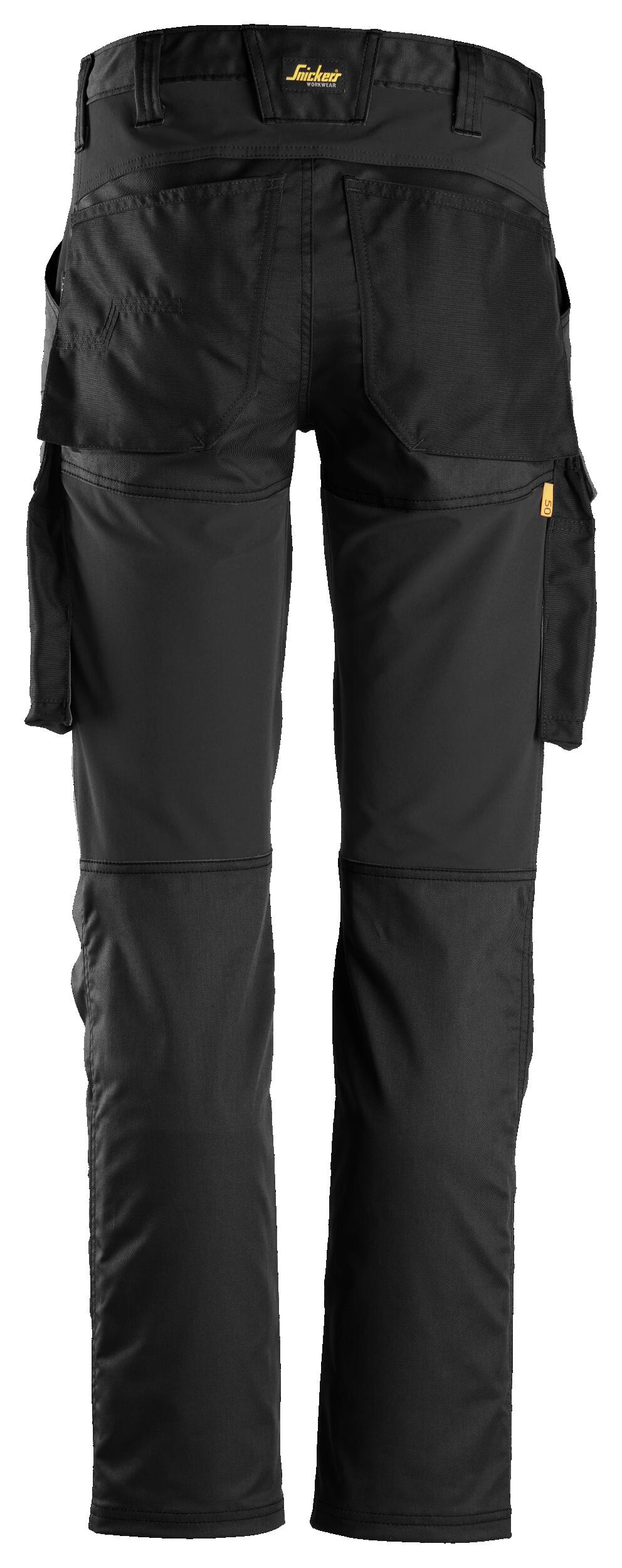 Pantalón trabajo unisex snickers allroundwork - negro - talla 52 larga