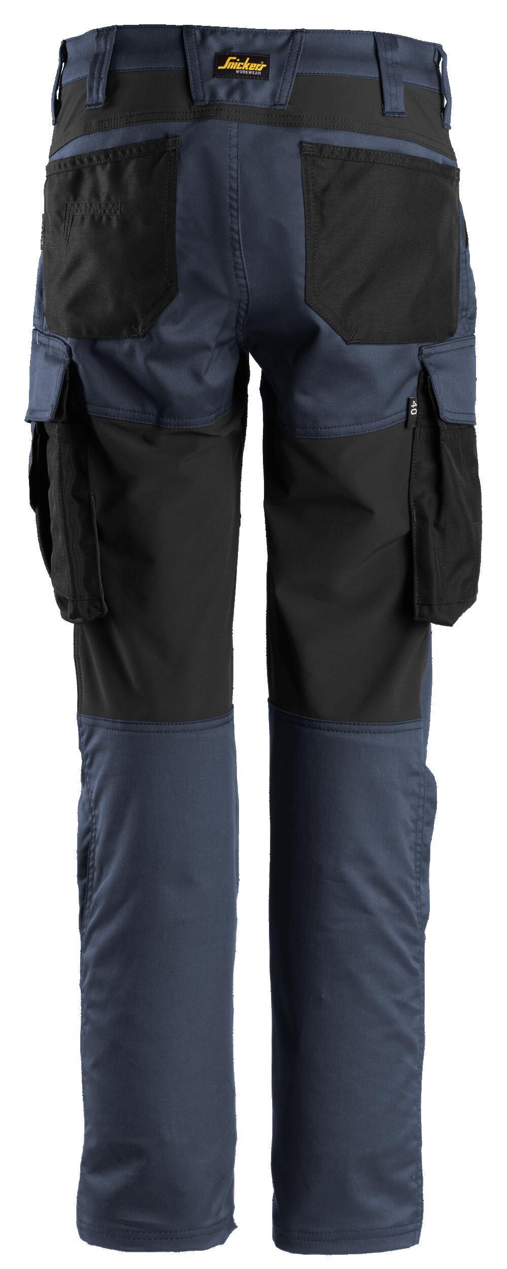 Pantalón trabajo mujer snickers allroundwork - azul marino - talla 40 estándar