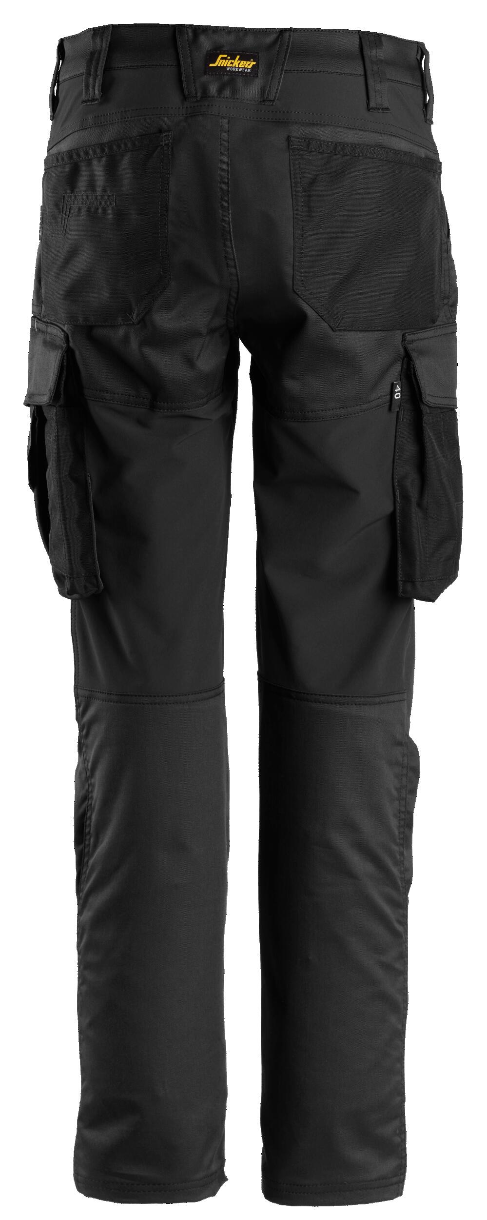 Pantalón trabajo mujer snickers allroundwork - negro - talla 36 corta
