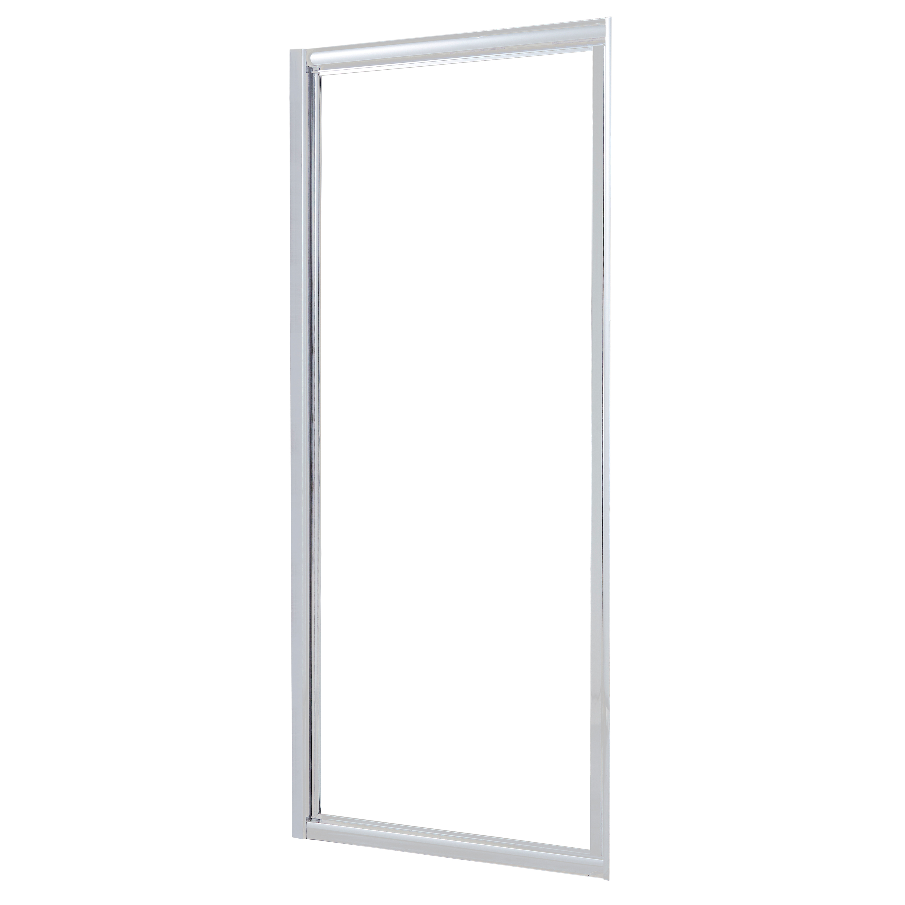 Porta doccia battente Essential L 77-80 cm x H 185 cm x SP 4 mm, profilo cromo - 4