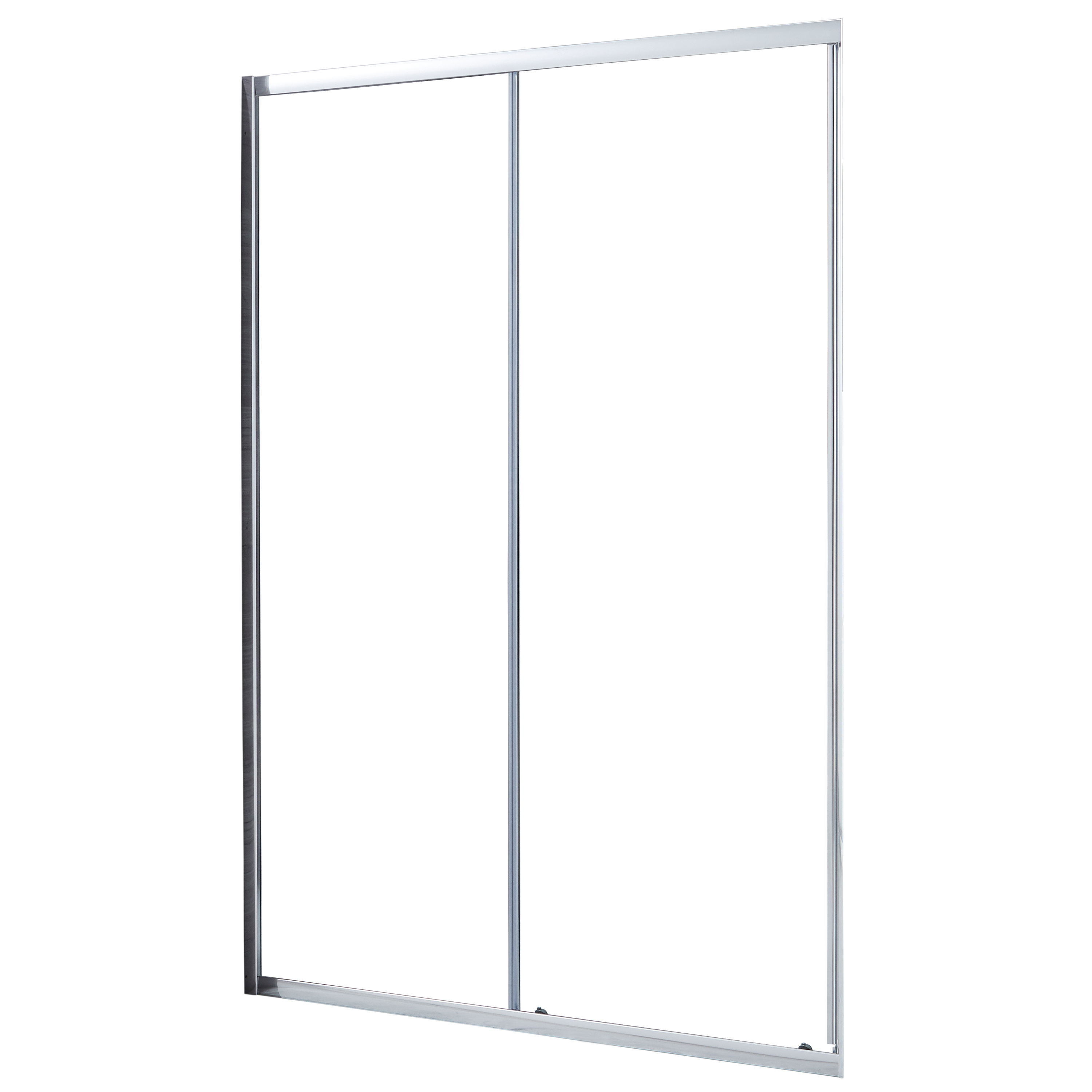 Porta doccia scorrevole Essential, L 117-120 cm x H 185 cm x SP 4 mm, profilo cromo - 11