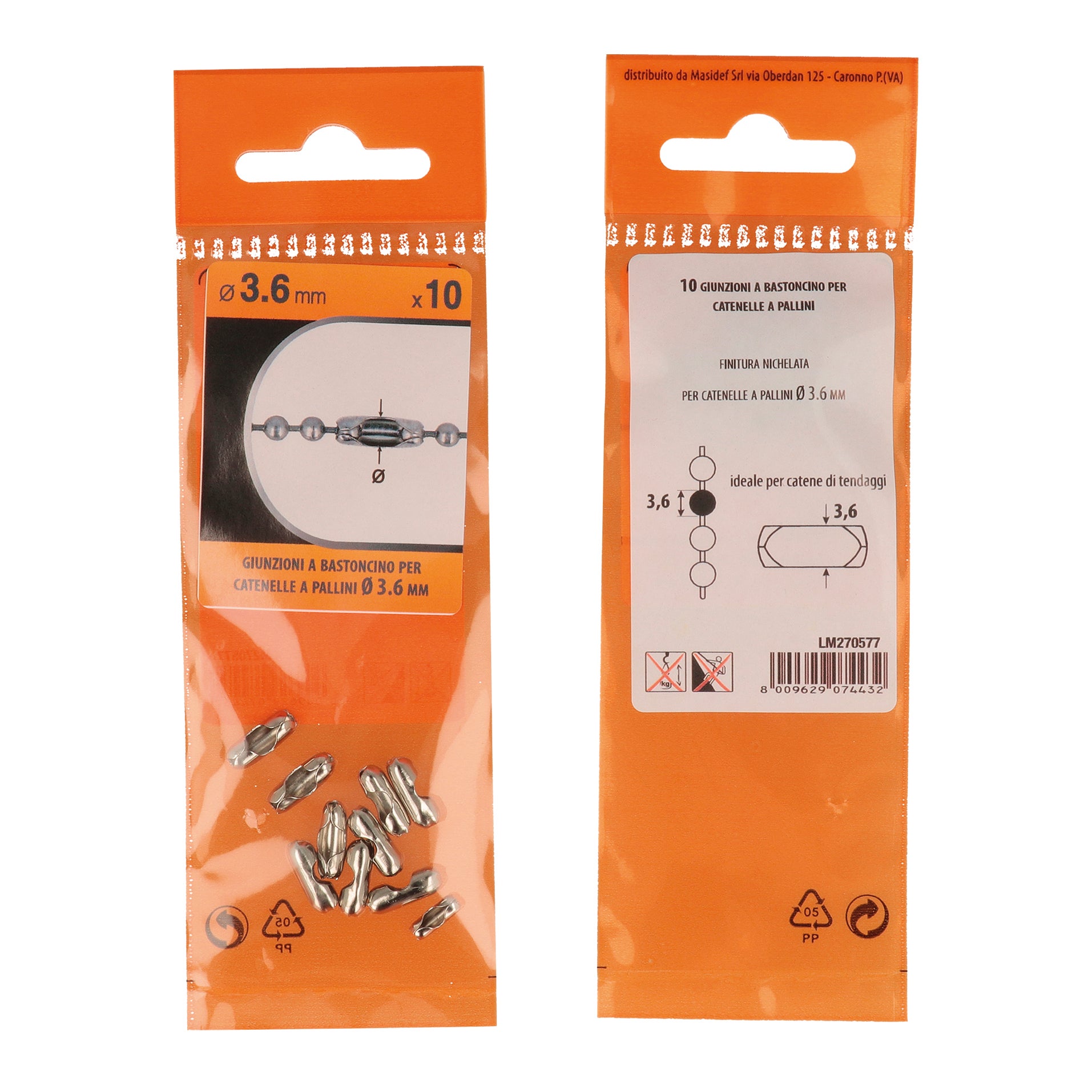 Morsetto serracavo STANDERS in acciaio zincato per cavo Ø 3 mm, 10 pezzi - 2