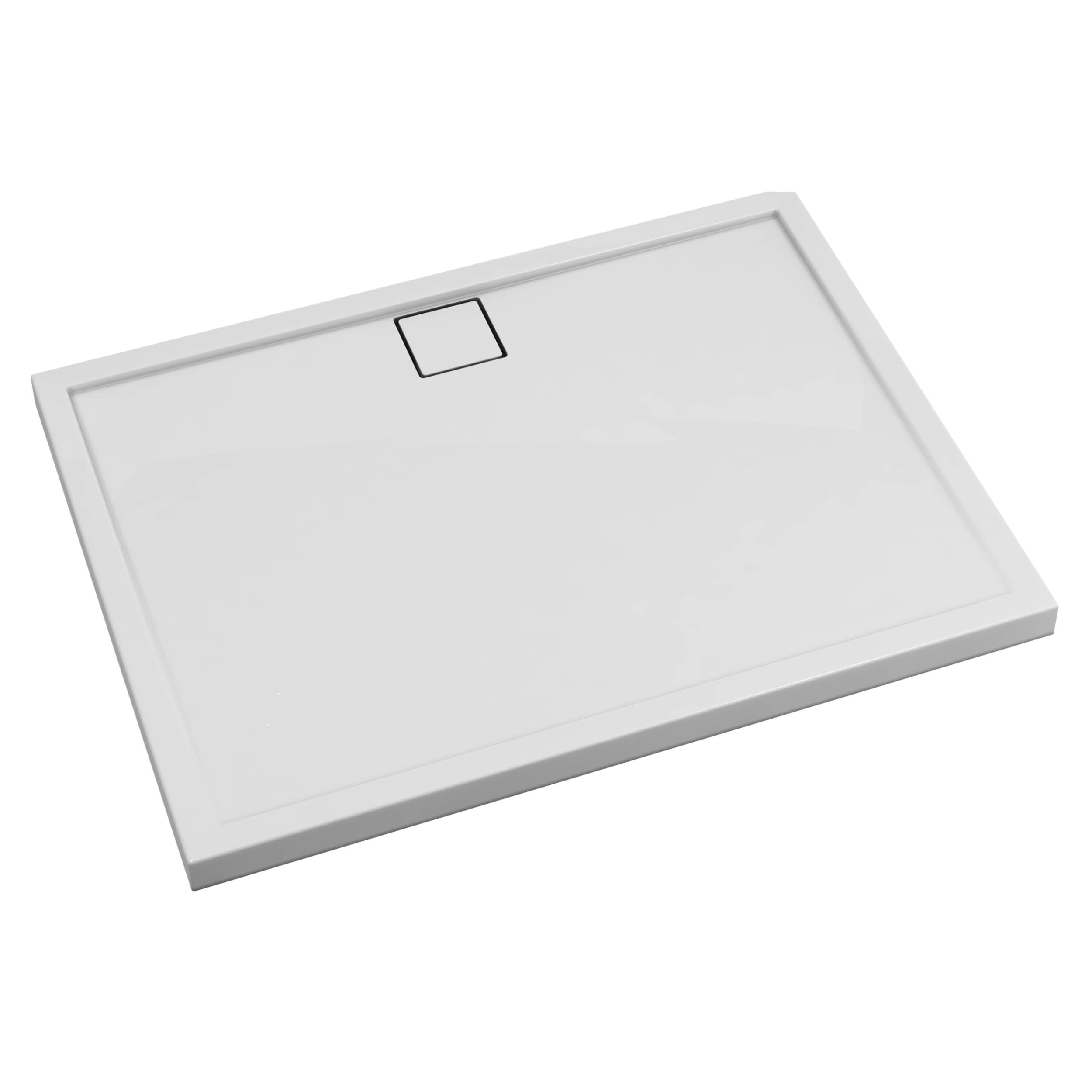 Brodzik prostokątny Schedpol Magnetic 80 x 120 x 5 biały - 4