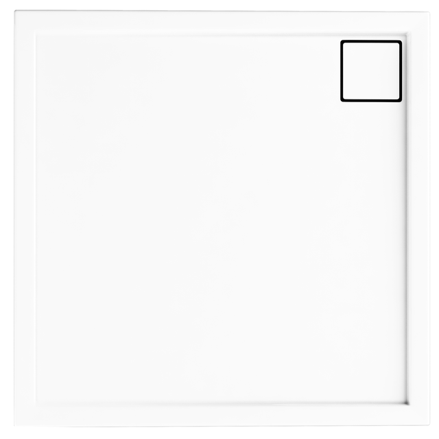 Brodzik kwadratowy Schedpol Magnetic 90 × 90 x 5 cm biały