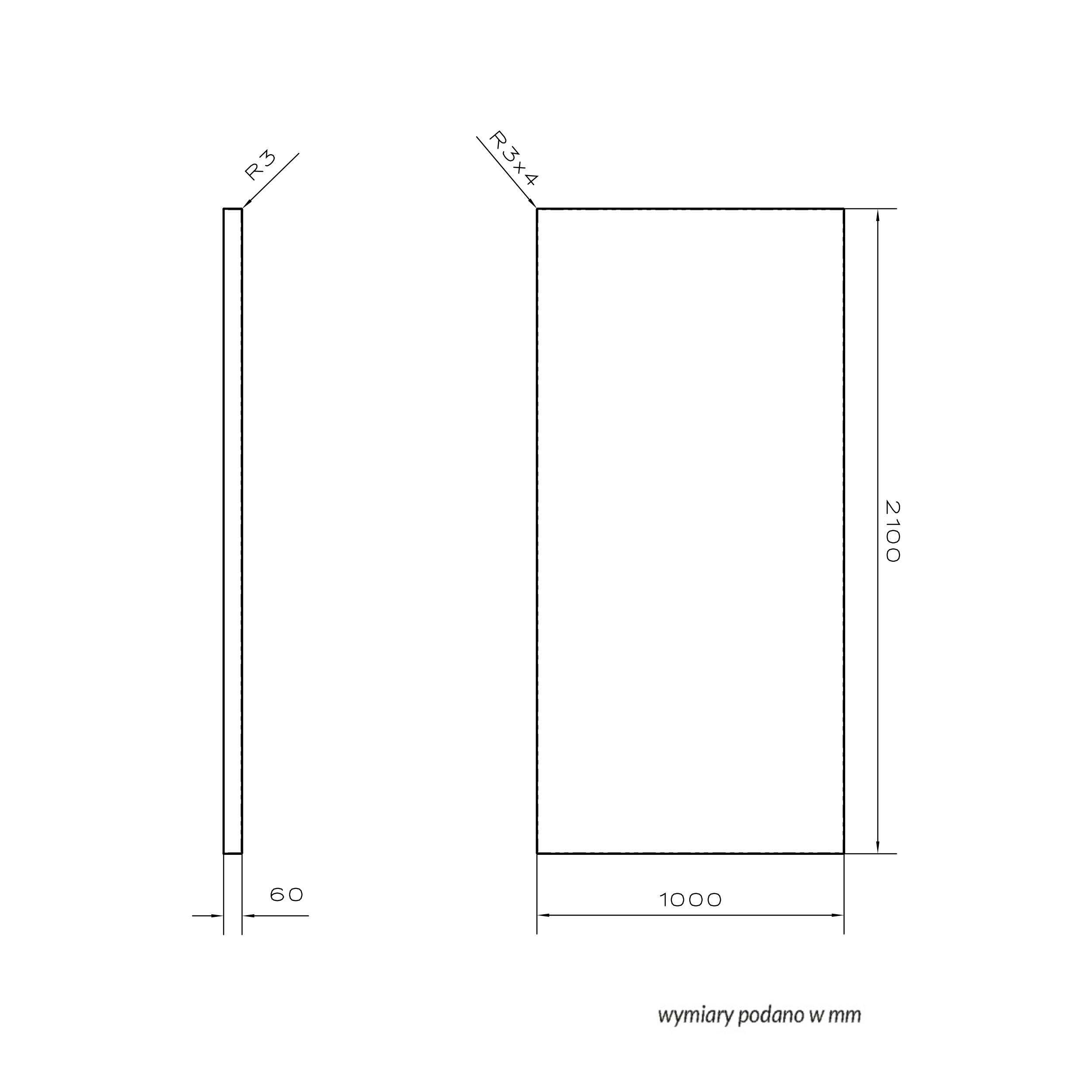 Dekoracyjny panel ścienny Wall Comfort 210X100X6 CZARNY KAMIEŃ Schedpol - 3
