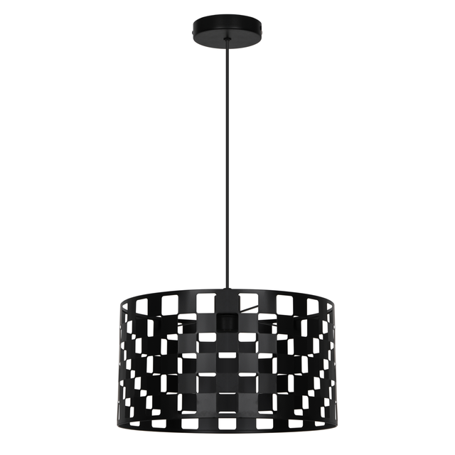 Lampa wisząca Scala E27 szer. 37 cm czarna Inspire