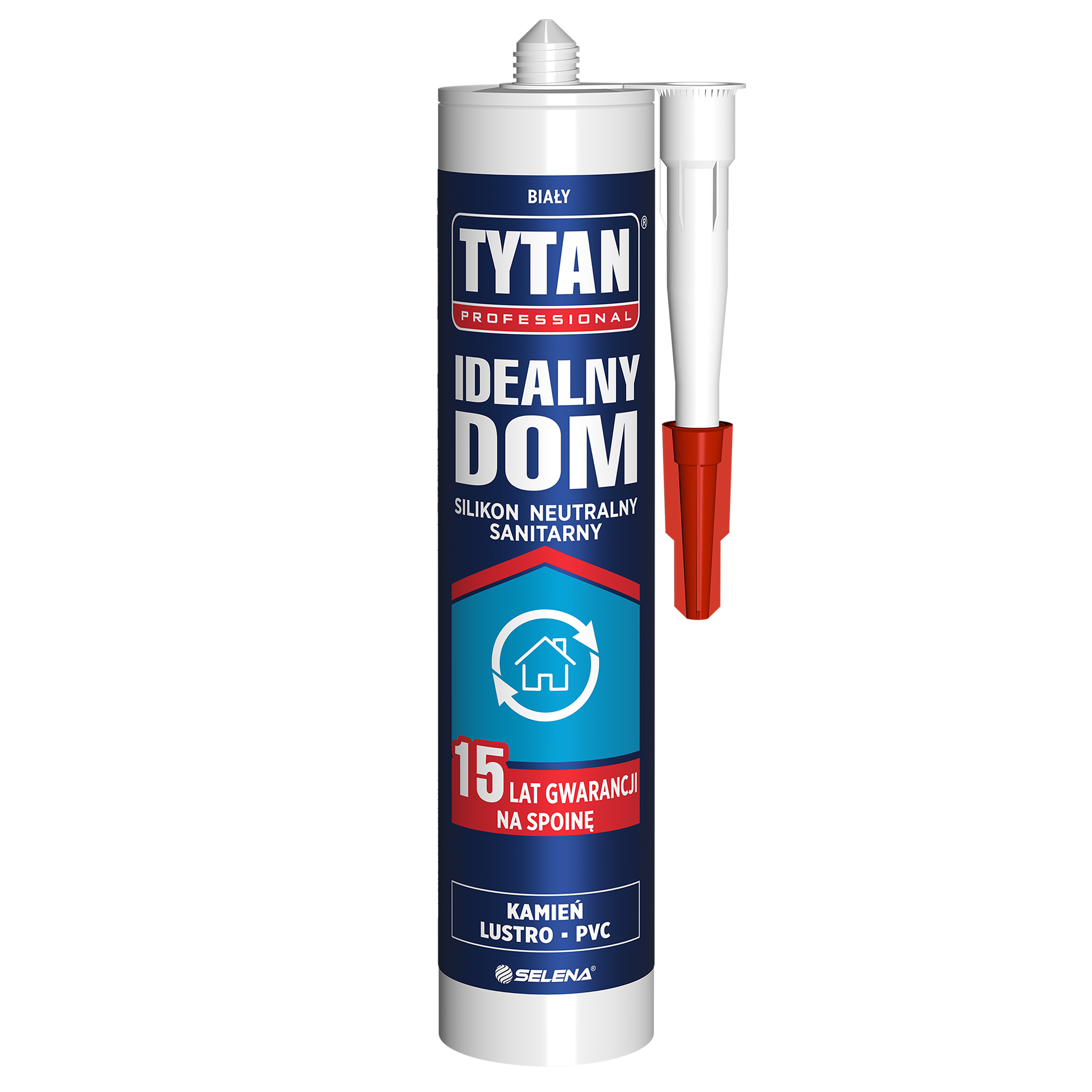 Silikon sanitarny Idealny Dom 280 ml Biały Tytan